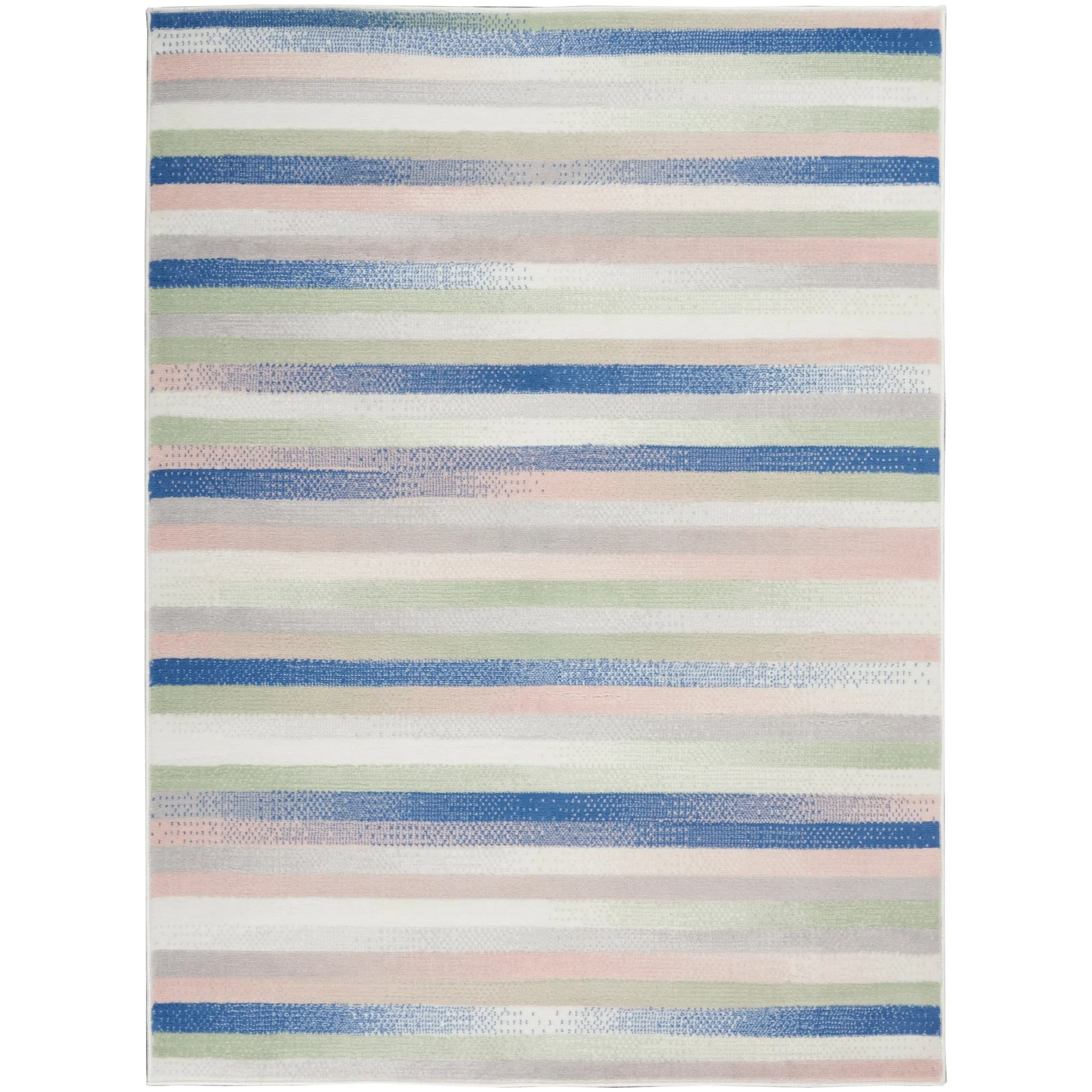 Nourison Whimsicle Modern Striped Abstract Area Rug