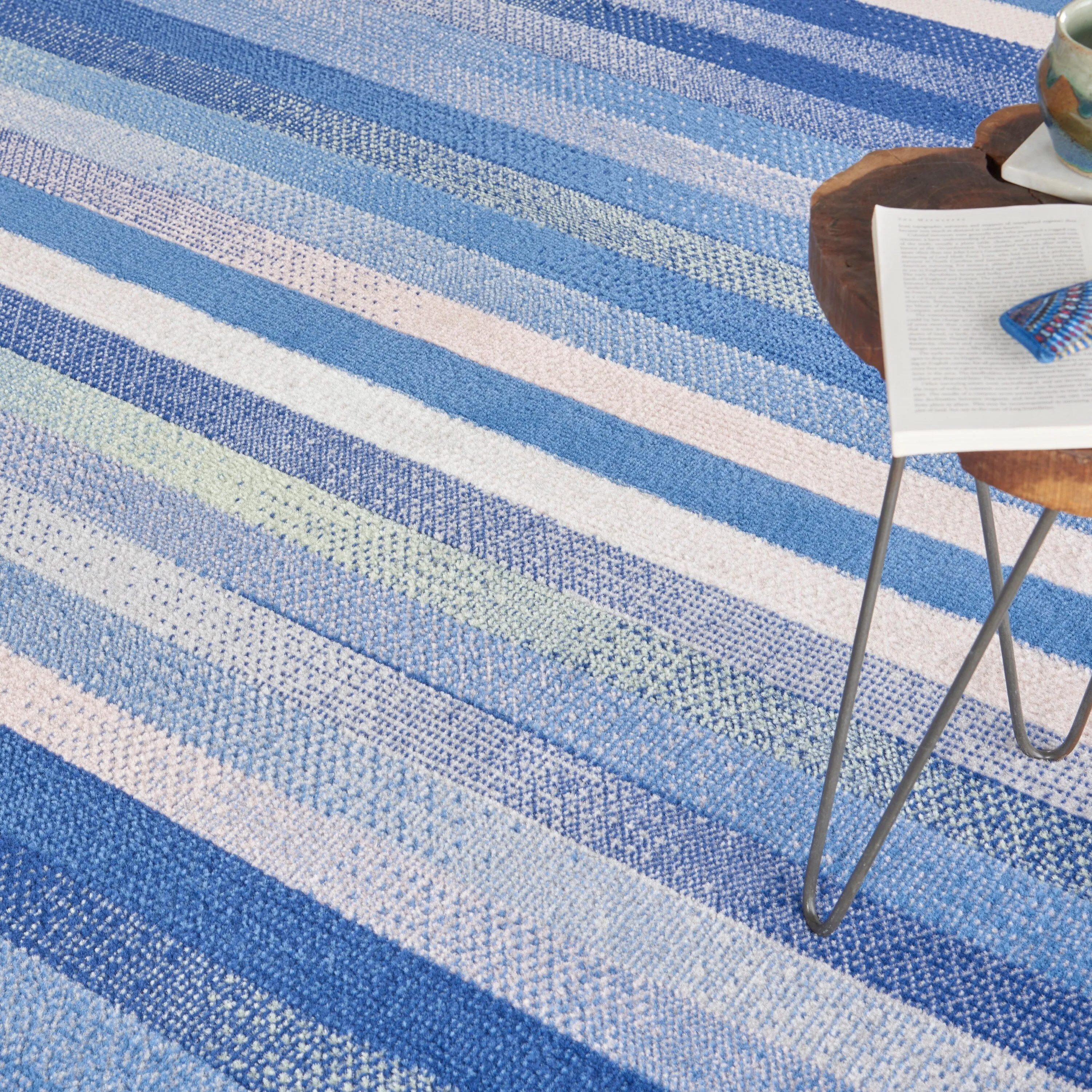 Nourison Whimsicle Modern Striped Abstract Area Rug
