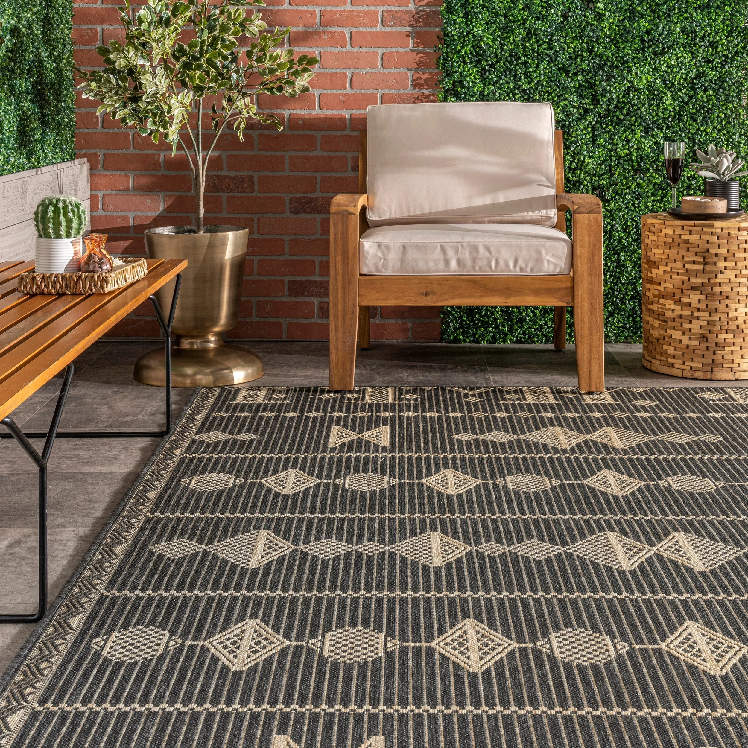 Nuloom Alexandra Aztec Indoor/Outdoor Area Rug
