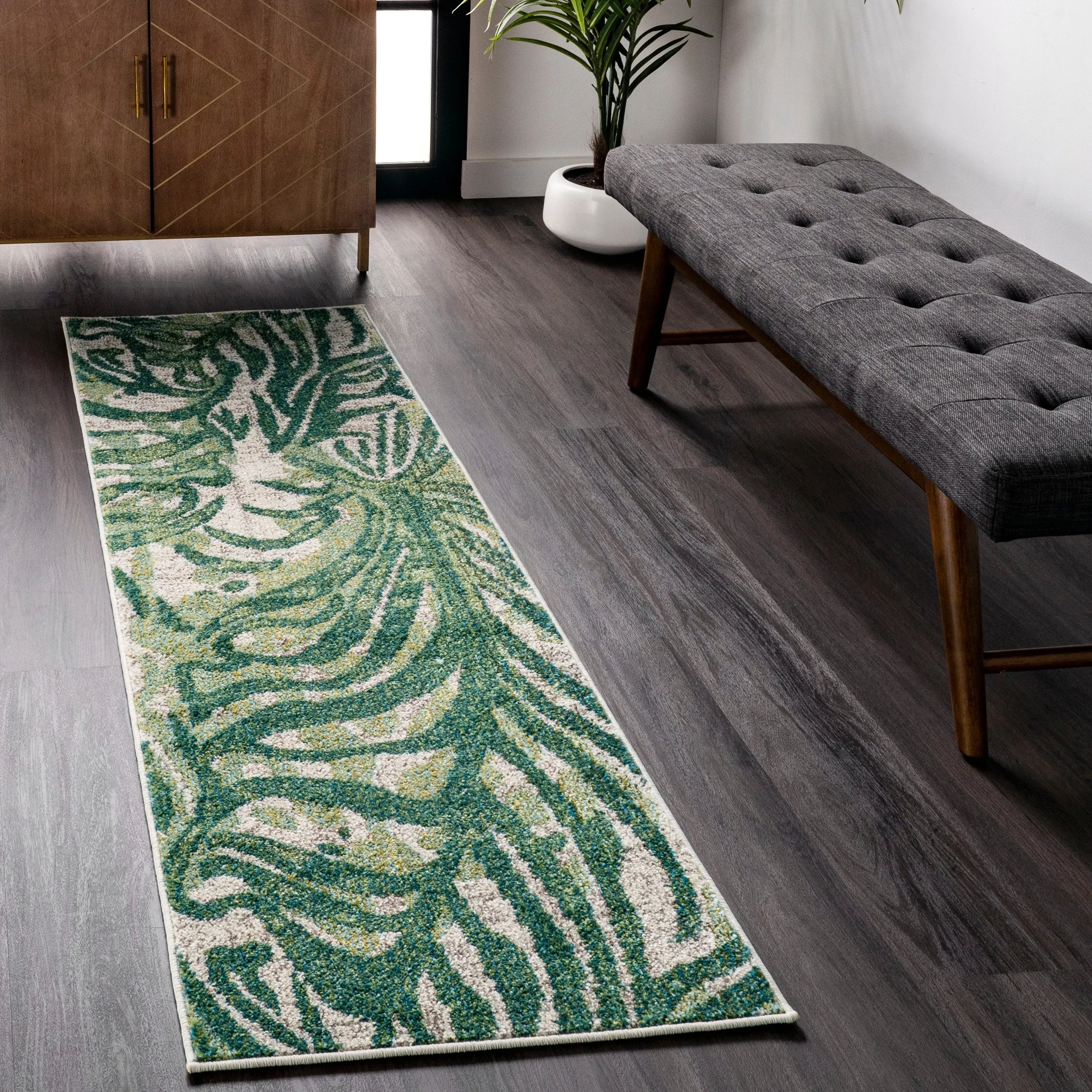 Nuloom Cali Abstract Leaves Area Rug
