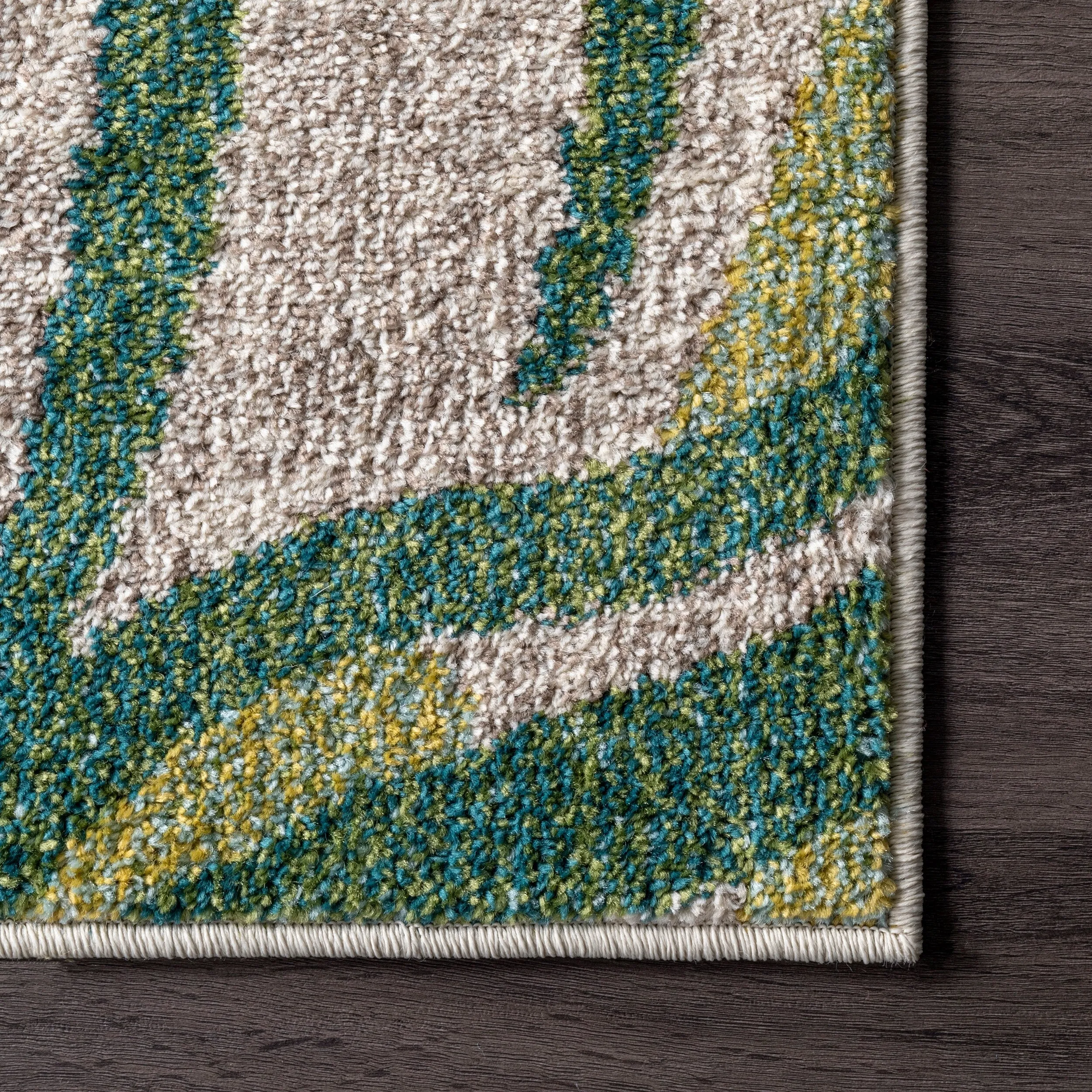 Nuloom Cali Abstract Leaves Area Rug