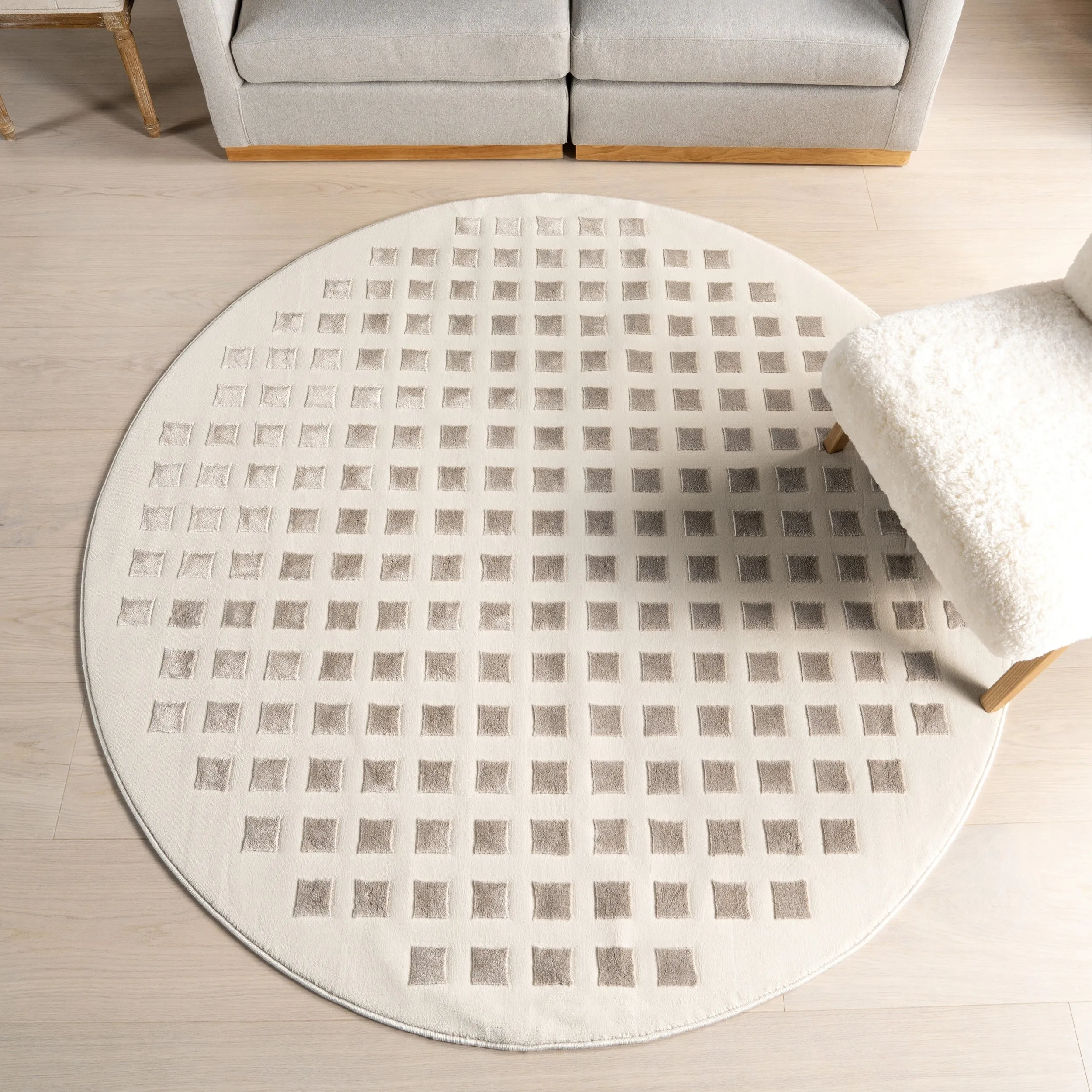 Nuloom Daleyza Checkered Machine Washable Area Rug