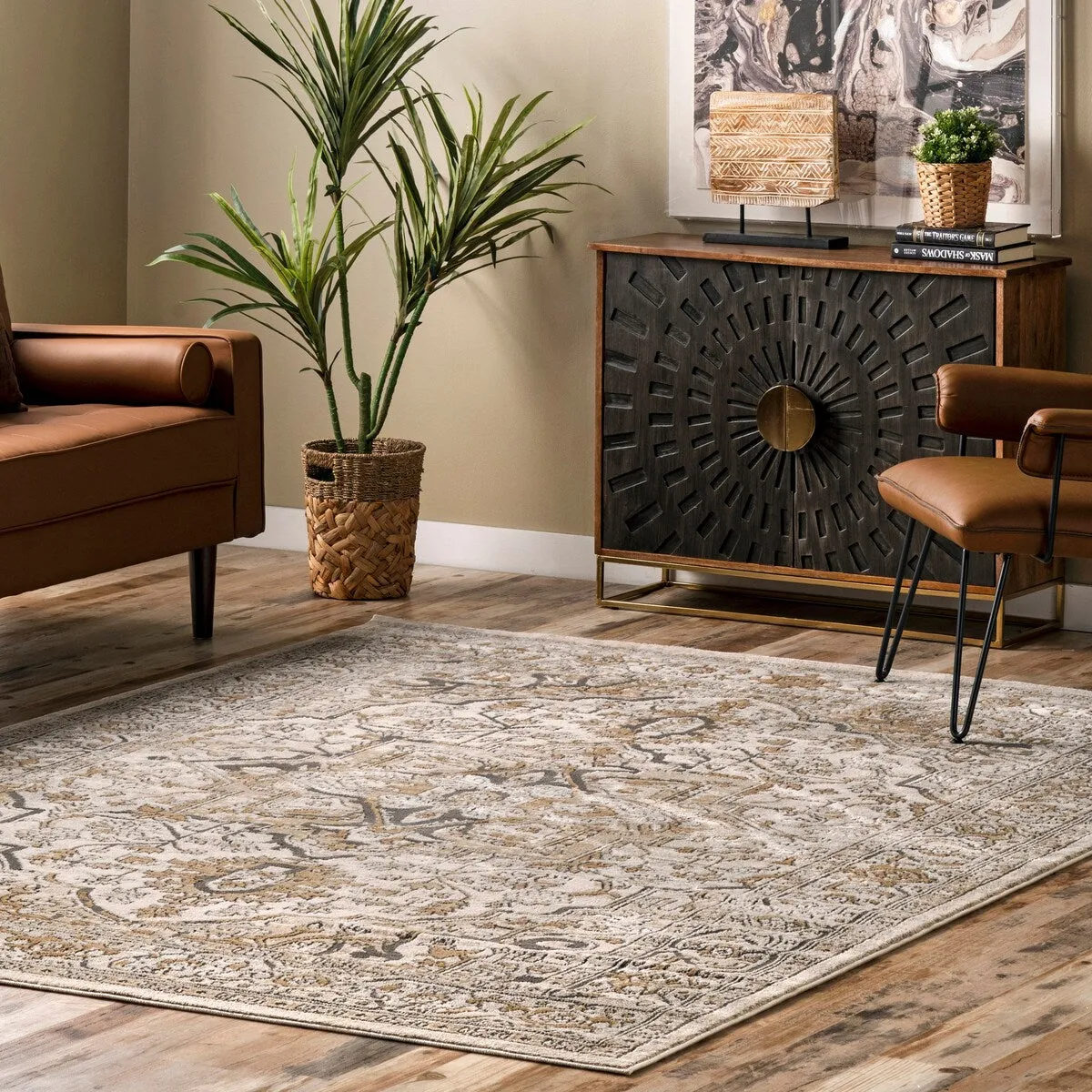 Nuloom Darcie Traditional Medallion Area Rug