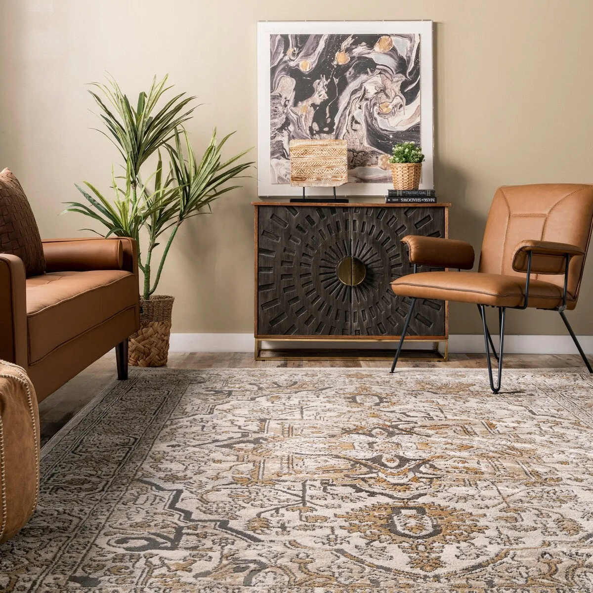 Nuloom Darcie Traditional Medallion Area Rug