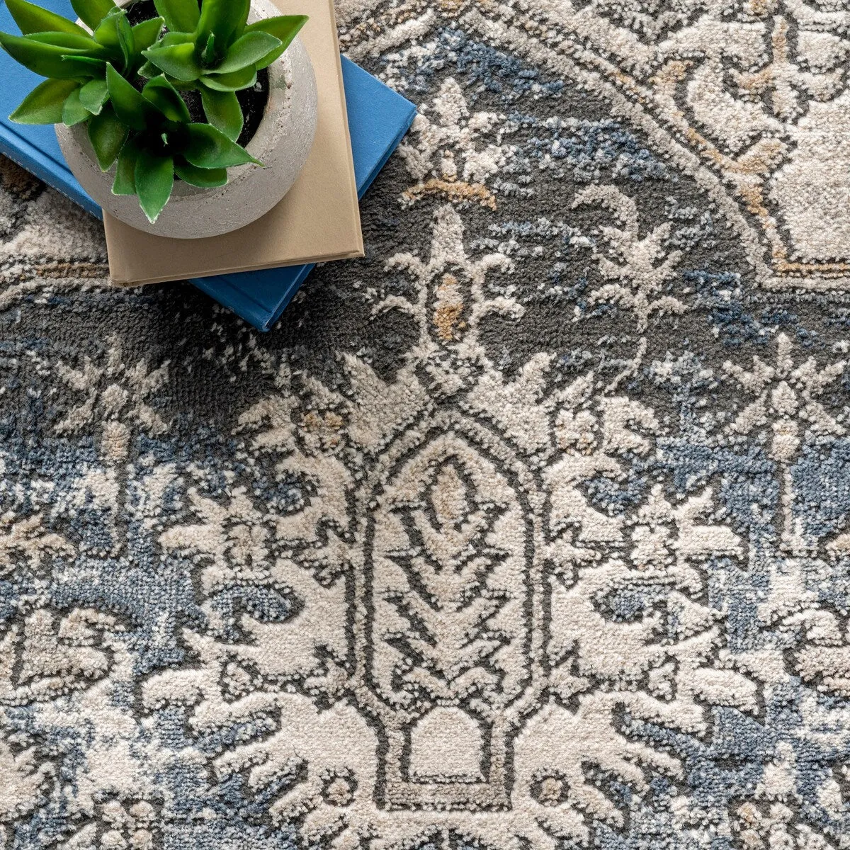 Nuloom Darcie Traditional Medallion Area Rug