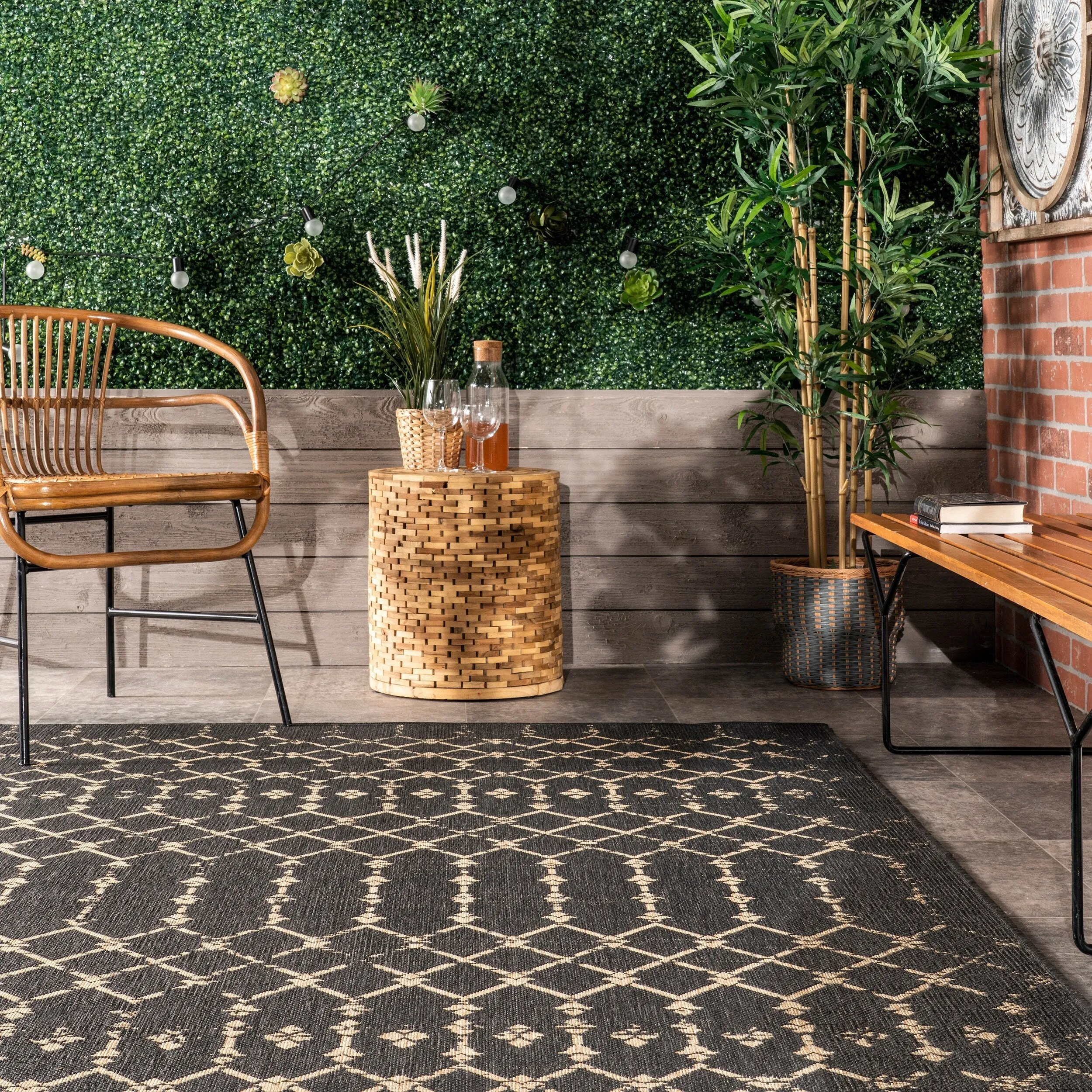 Nuloom Grayson Moroccan Trellis Indoor/Outdoor Area Rug
