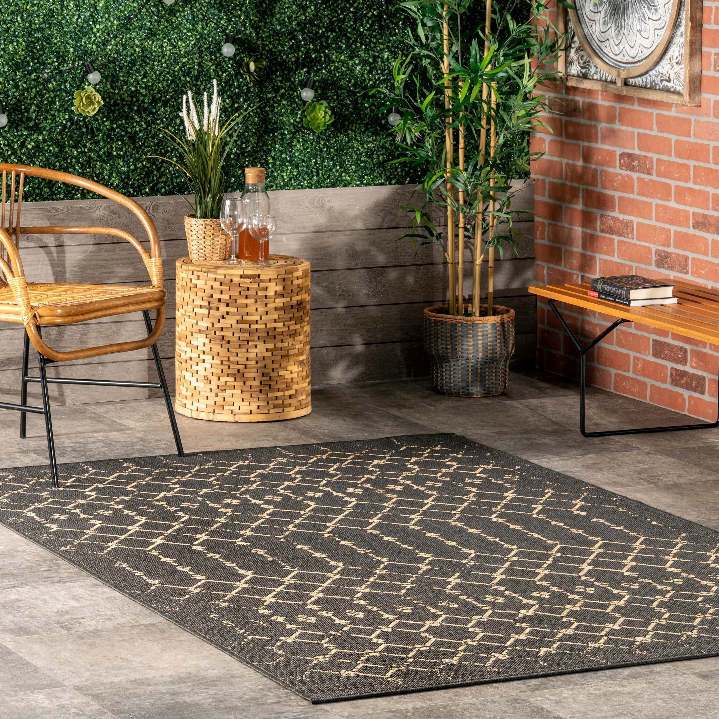 Nuloom Grayson Moroccan Trellis Indoor/Outdoor Area Rug