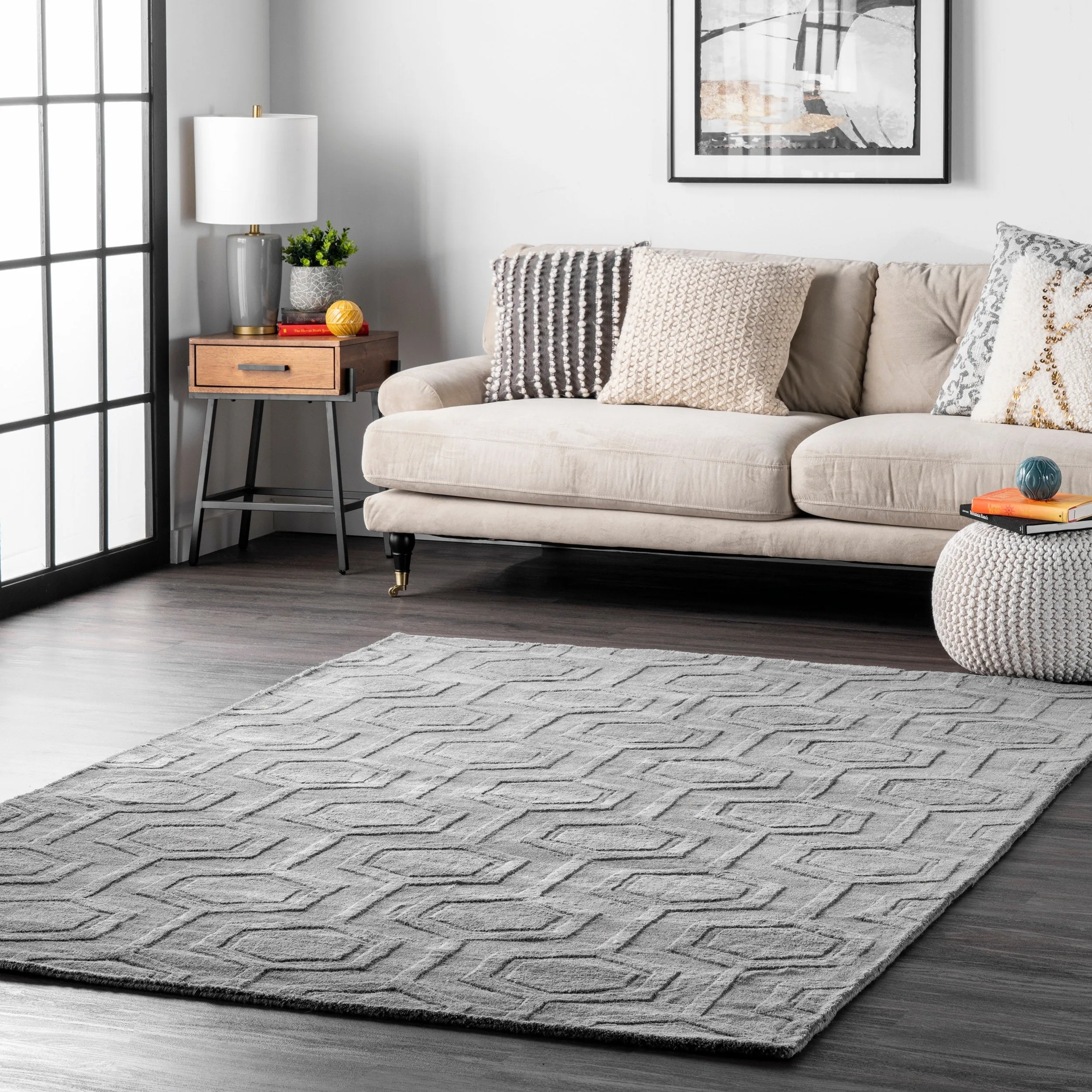 Nuloom Hand Woven Ambrose Area Rug