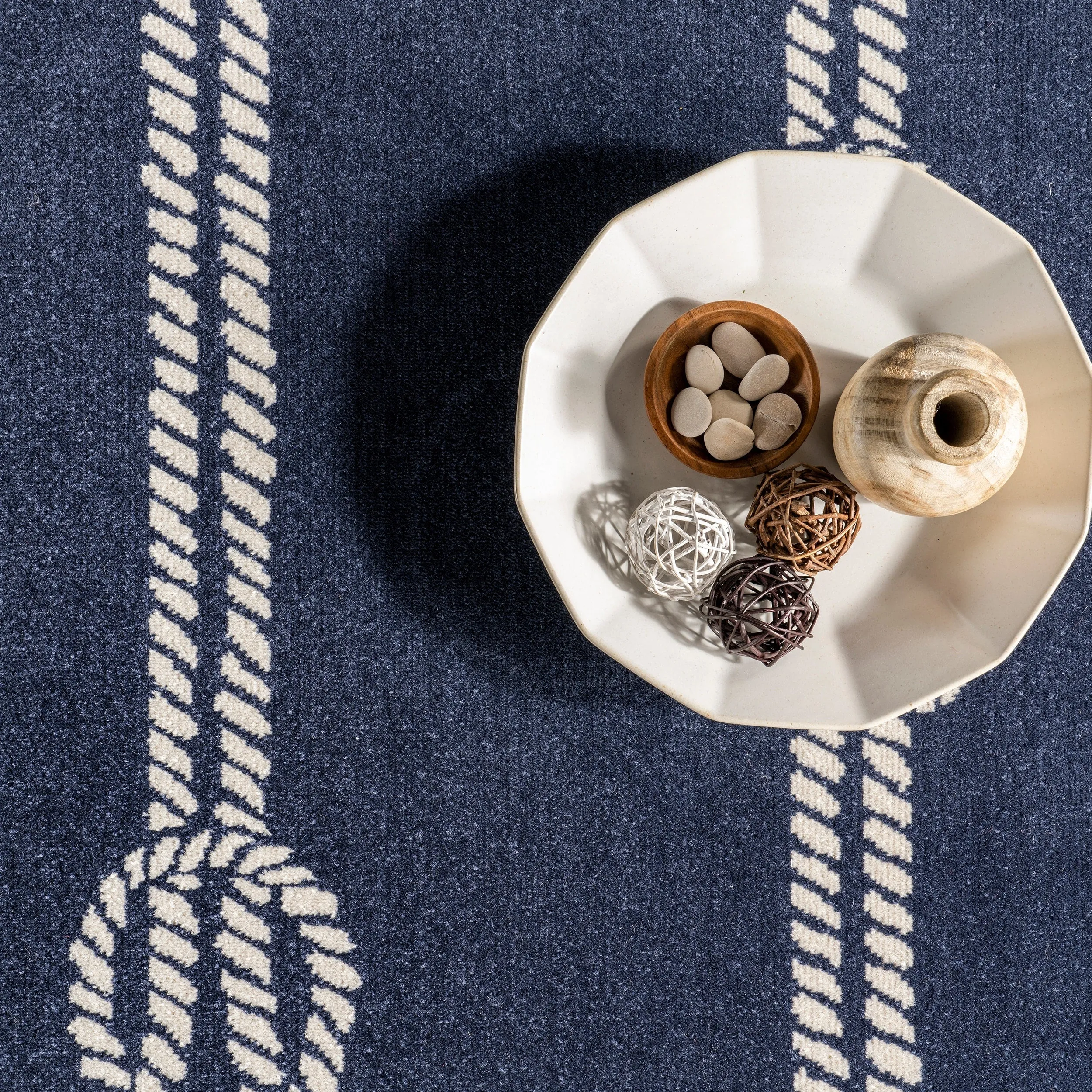 Nuloom Ida Coastal Ropes Indoor/Outdoor Fringe Area Rug