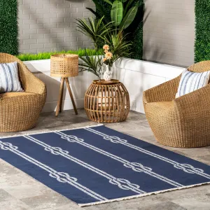 Nuloom Ida Coastal Ropes Indoor/Outdoor Fringe Area Rug