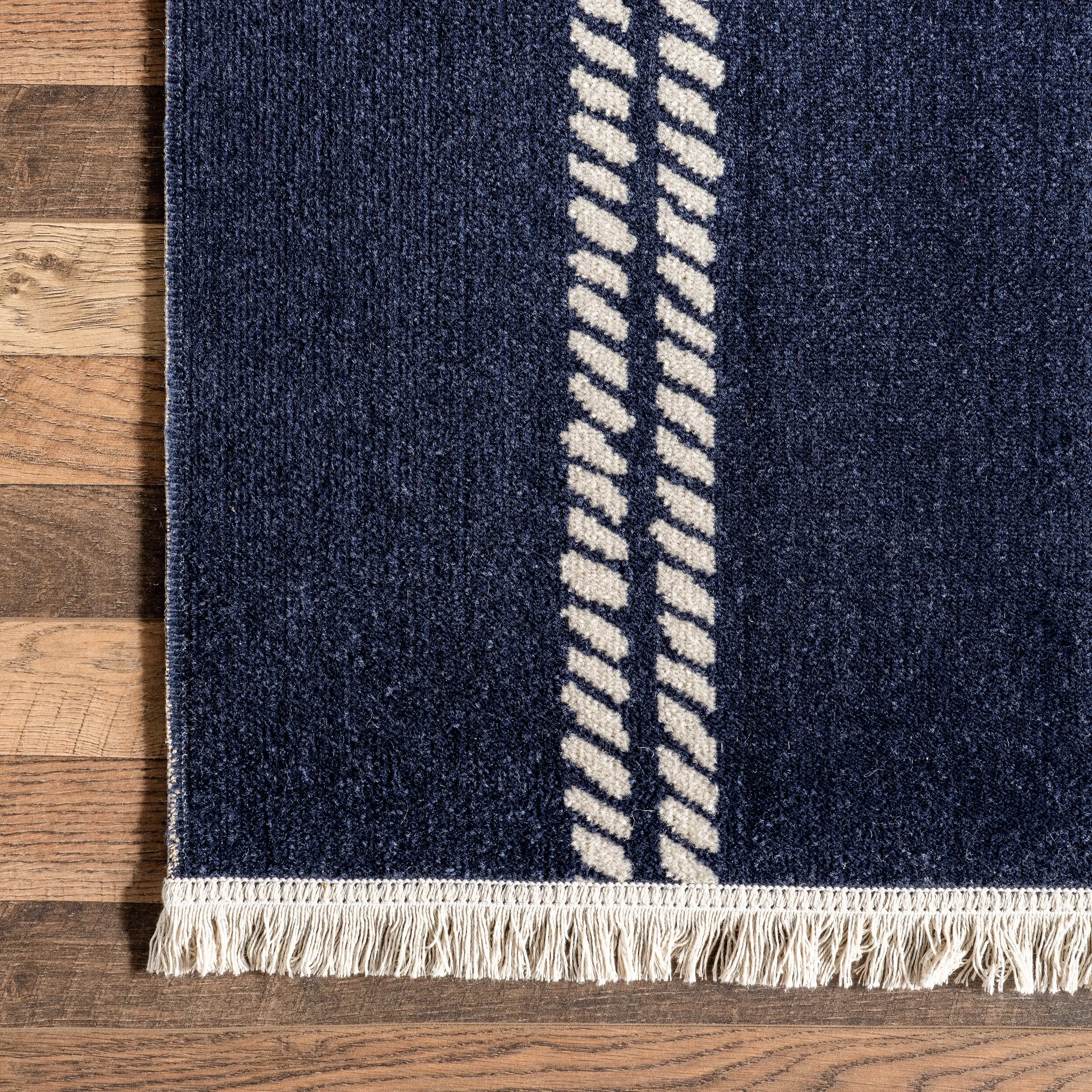 Nuloom Ida Coastal Ropes Indoor/Outdoor Fringe Area Rug