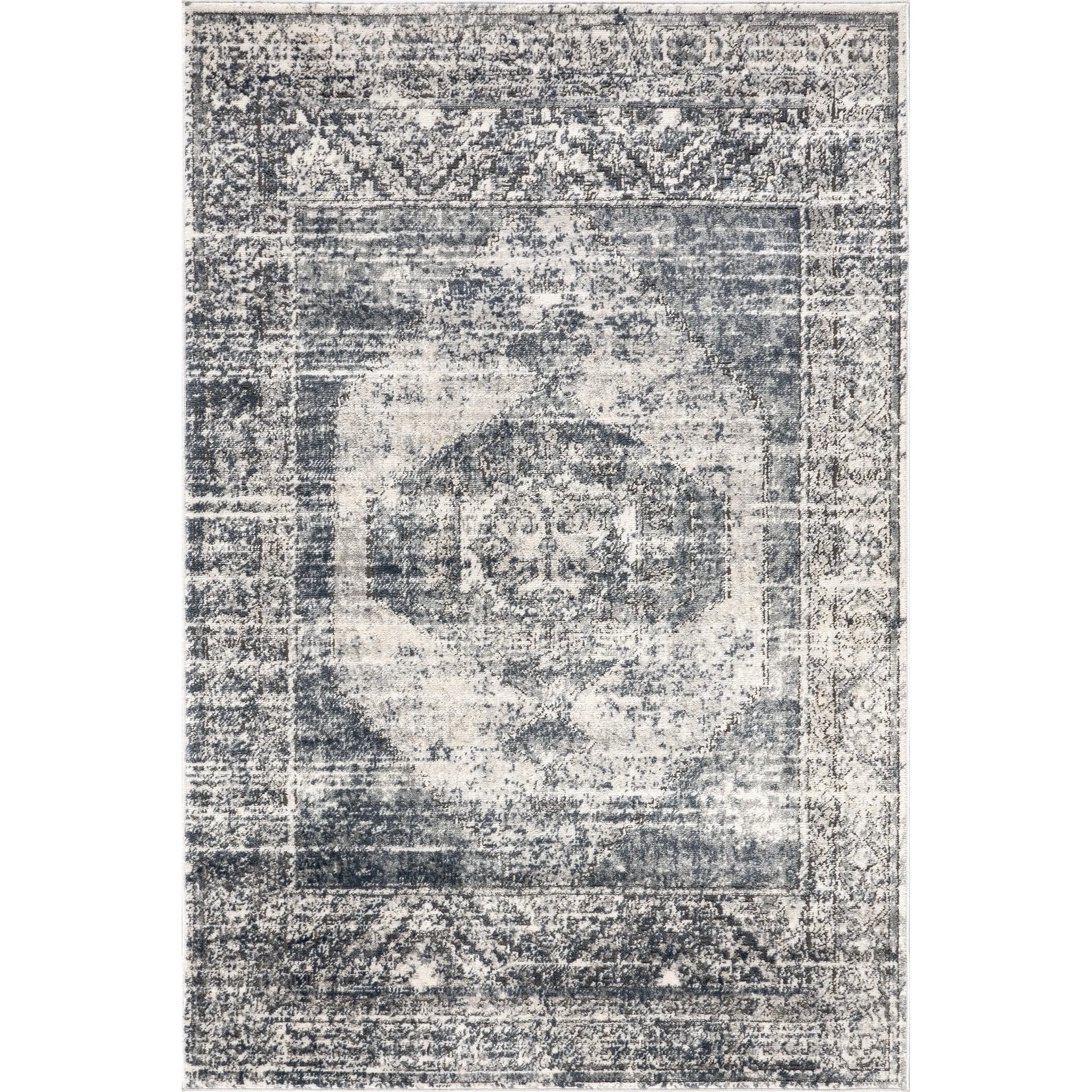 Nuloom Jayla Barbed Iris Medallion Area Rug