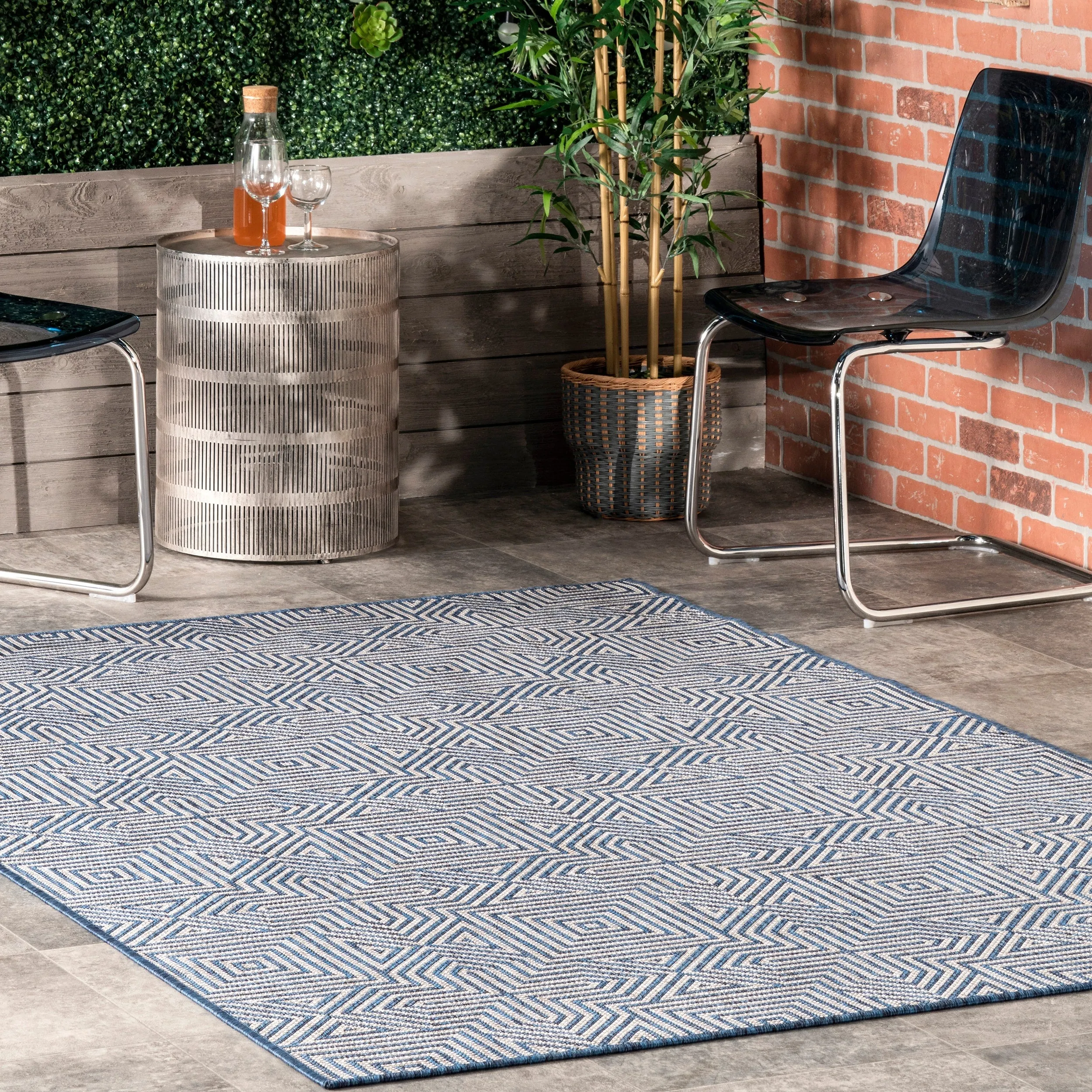 Nuloom Kelsey Modern Abstract Indoor/Outdoor Area Rug
