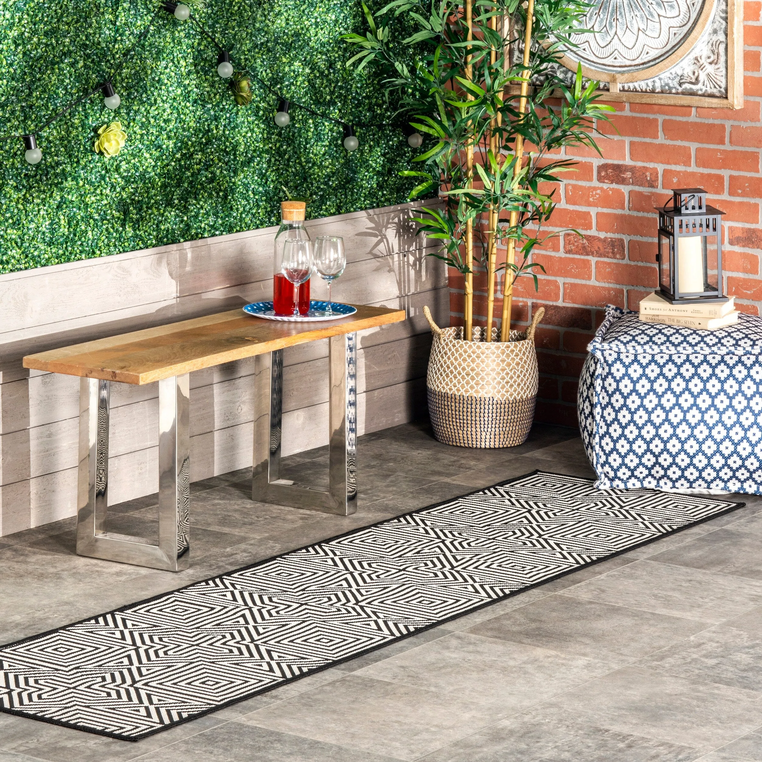 Nuloom Kelsey Modern Abstract Indoor/Outdoor Area Rug