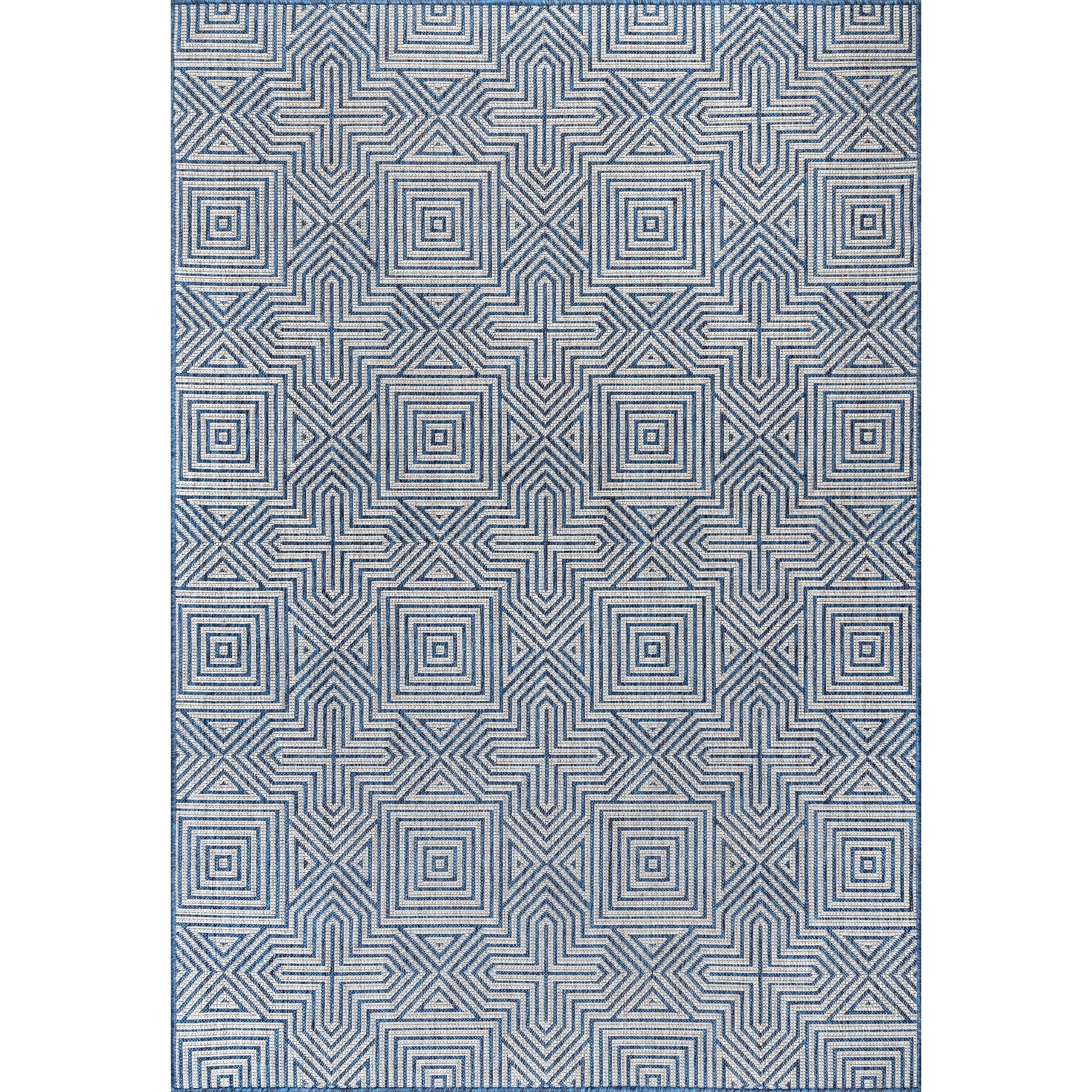 Nuloom Kelsey Modern Abstract Indoor/Outdoor Area Rug