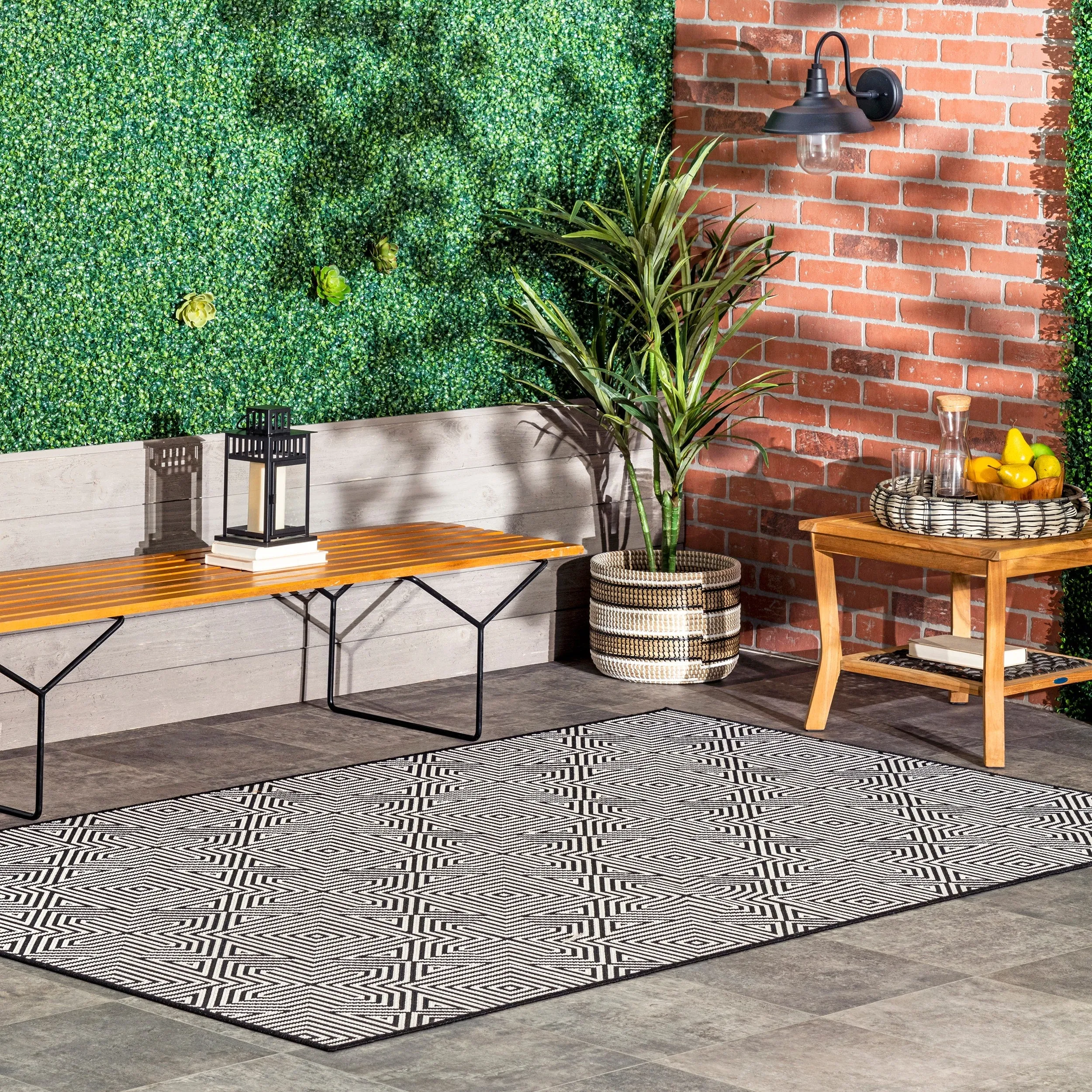 Nuloom Kelsey Modern Abstract Indoor/Outdoor Area Rug