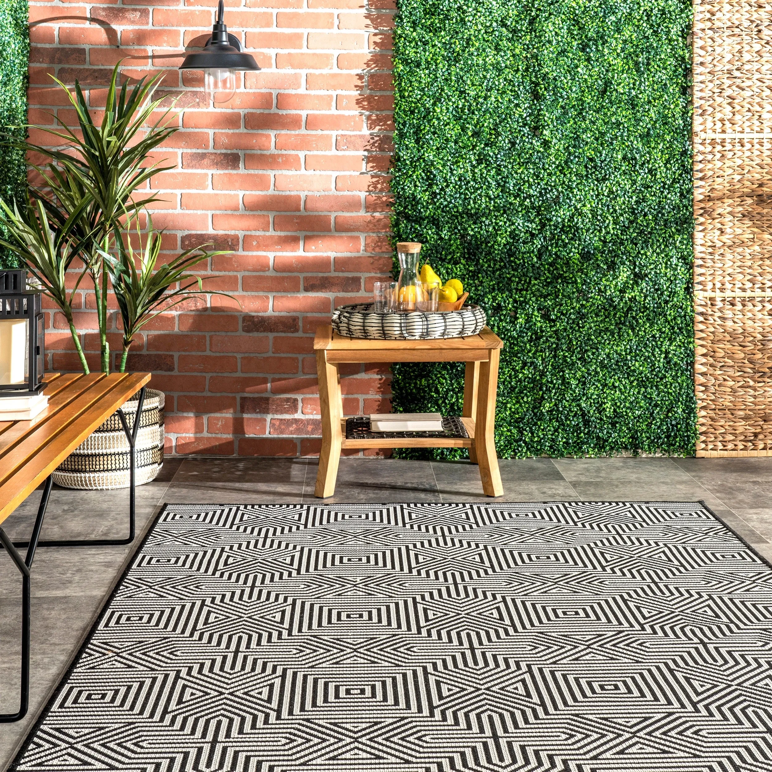 Nuloom Kelsey Modern Abstract Indoor/Outdoor Area Rug