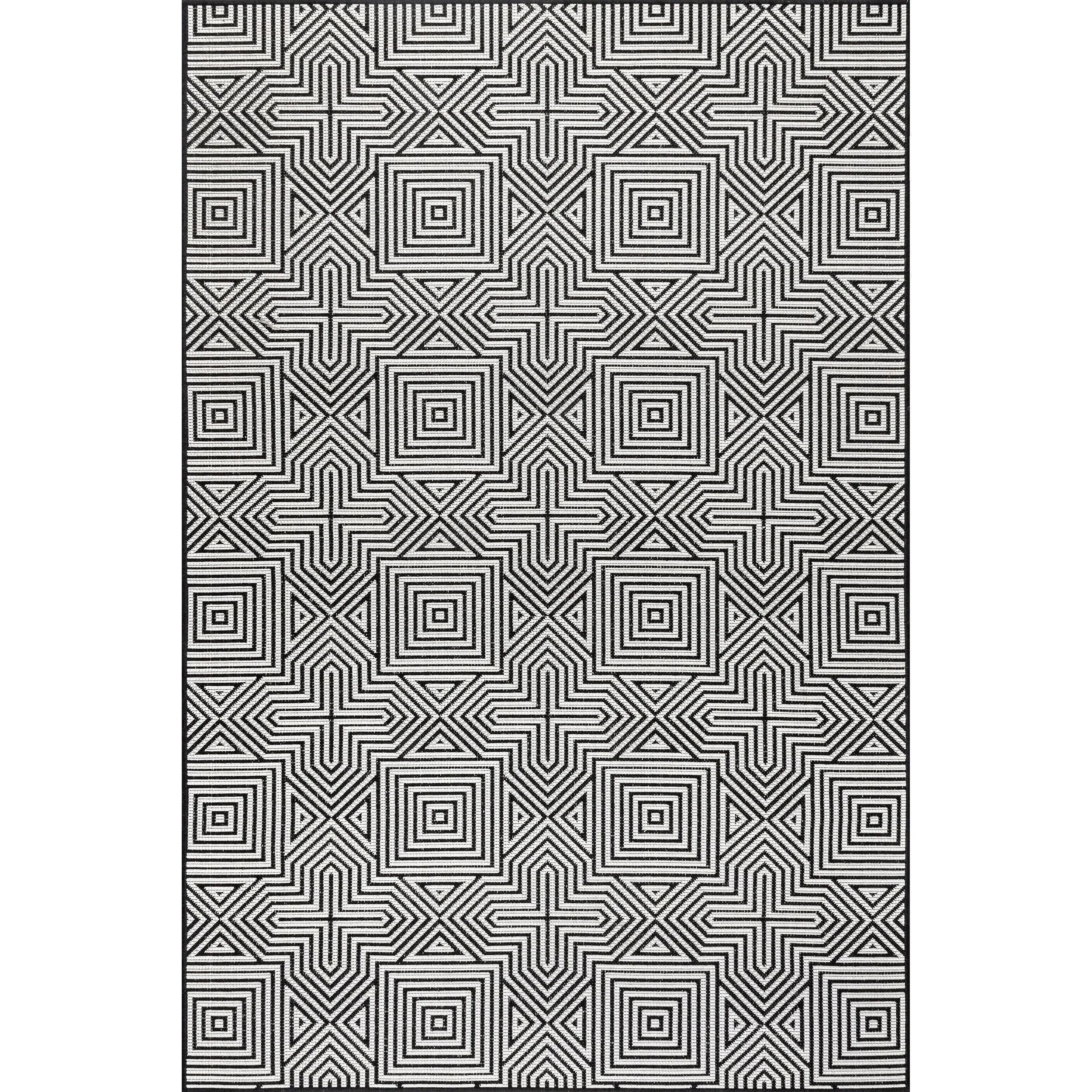 Nuloom Kelsey Modern Abstract Indoor/Outdoor Area Rug