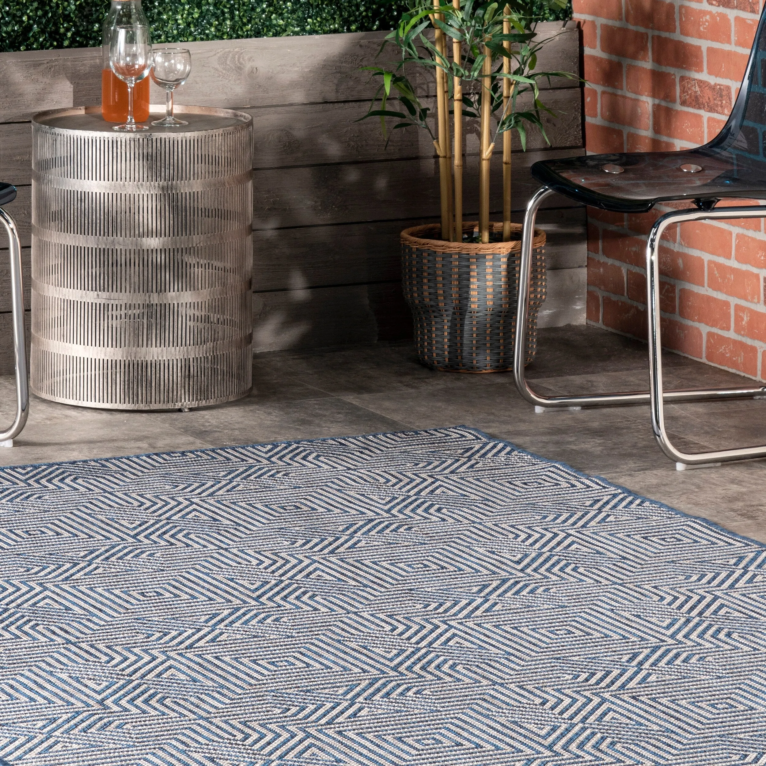 Nuloom Kelsey Modern Abstract Indoor/Outdoor Area Rug