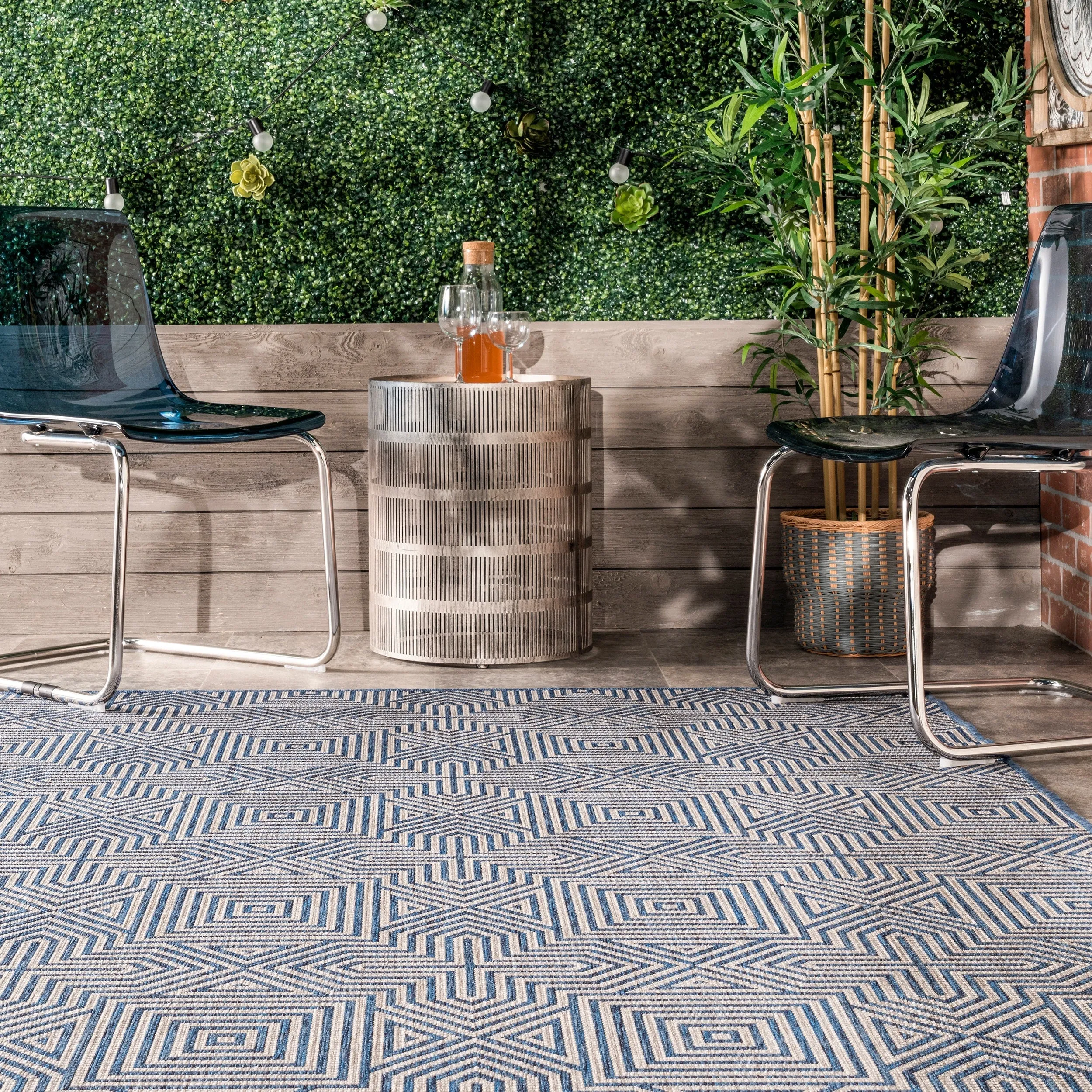 Nuloom Kelsey Modern Abstract Indoor/Outdoor Area Rug