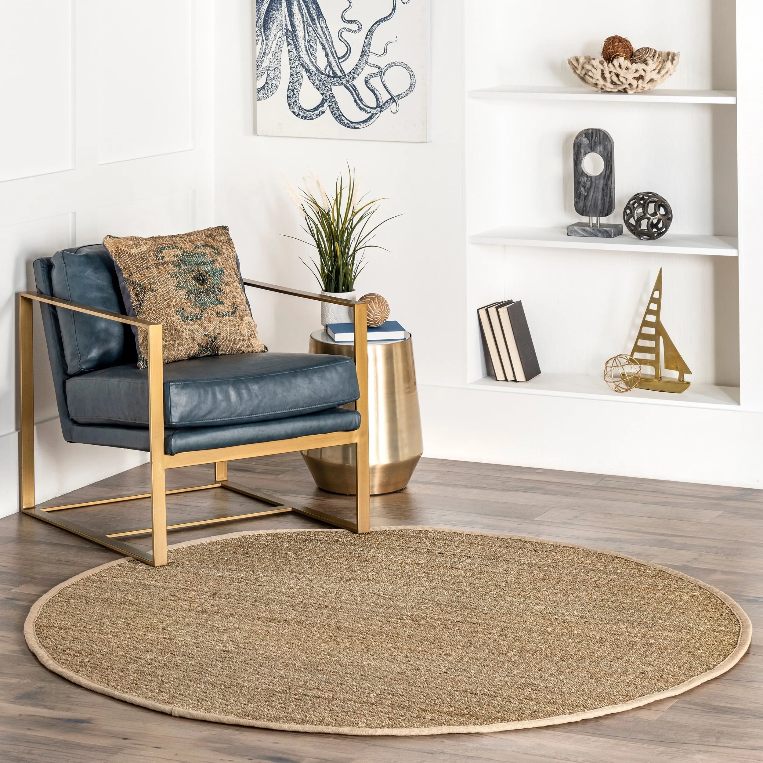 Nuloom Kiana Casual Seagrass Bordered Area Rug