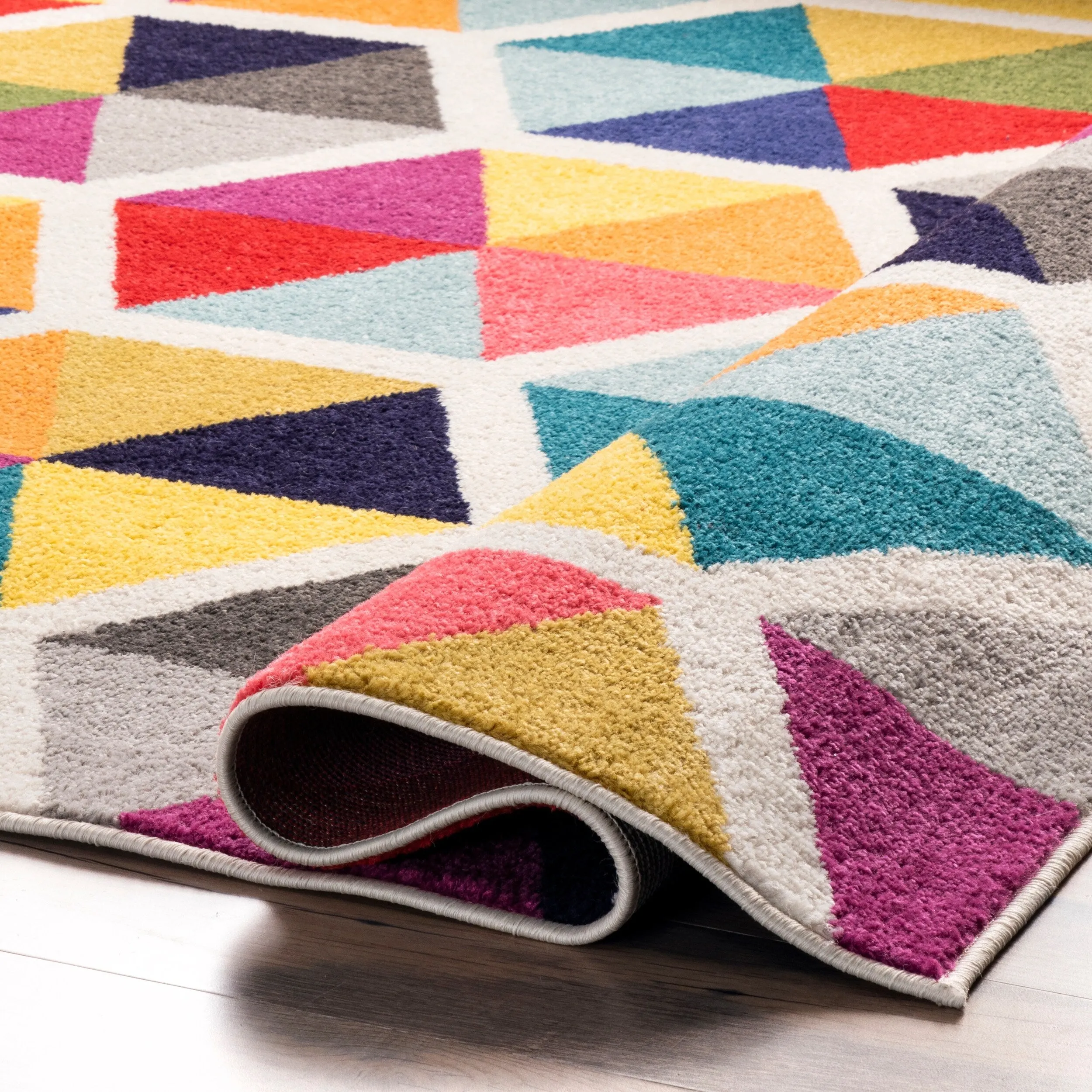 Nuloom Maris Colorful Geometric Tiles Area Rug
