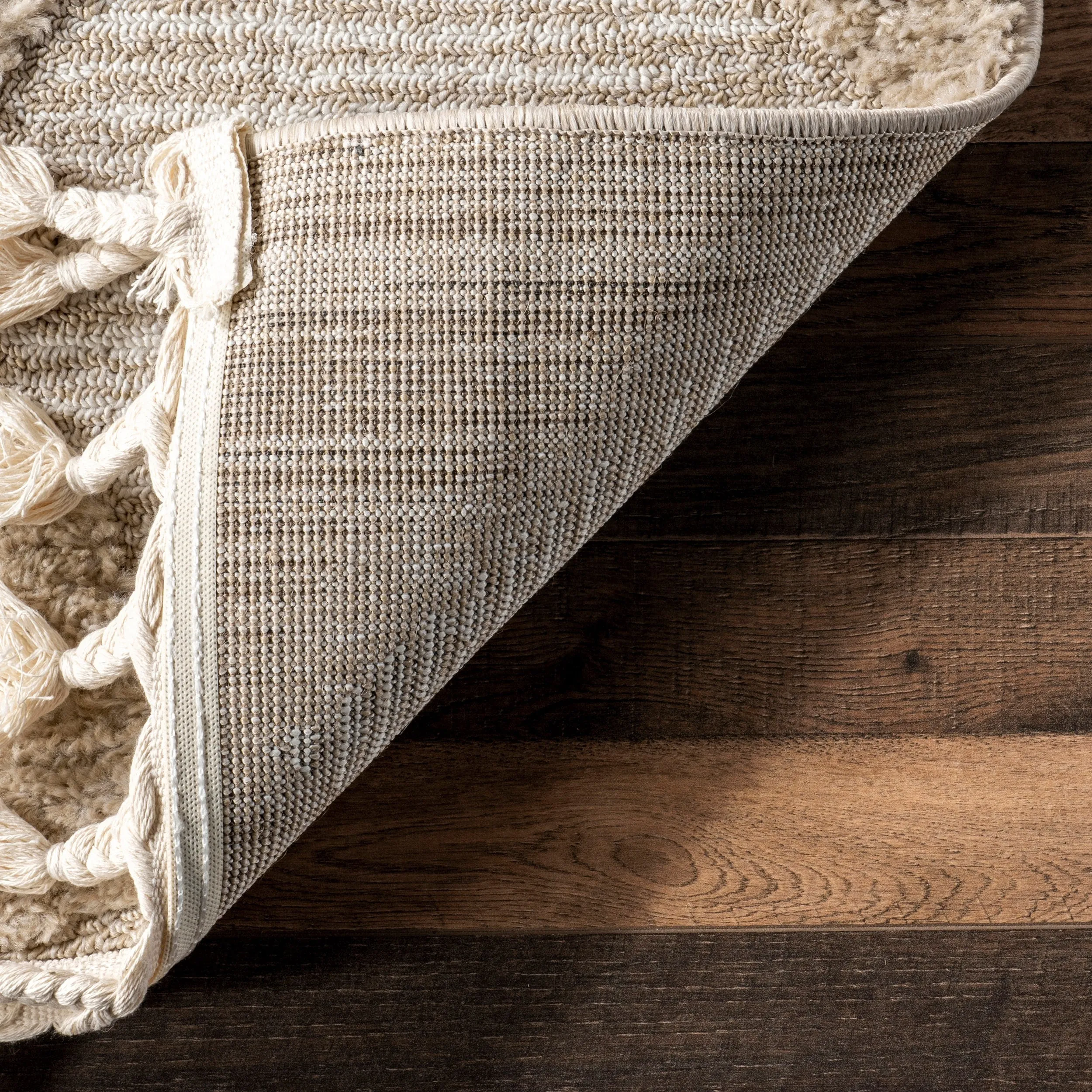 Nuloom Marissa High/Low Diamond Tassel Area Rug