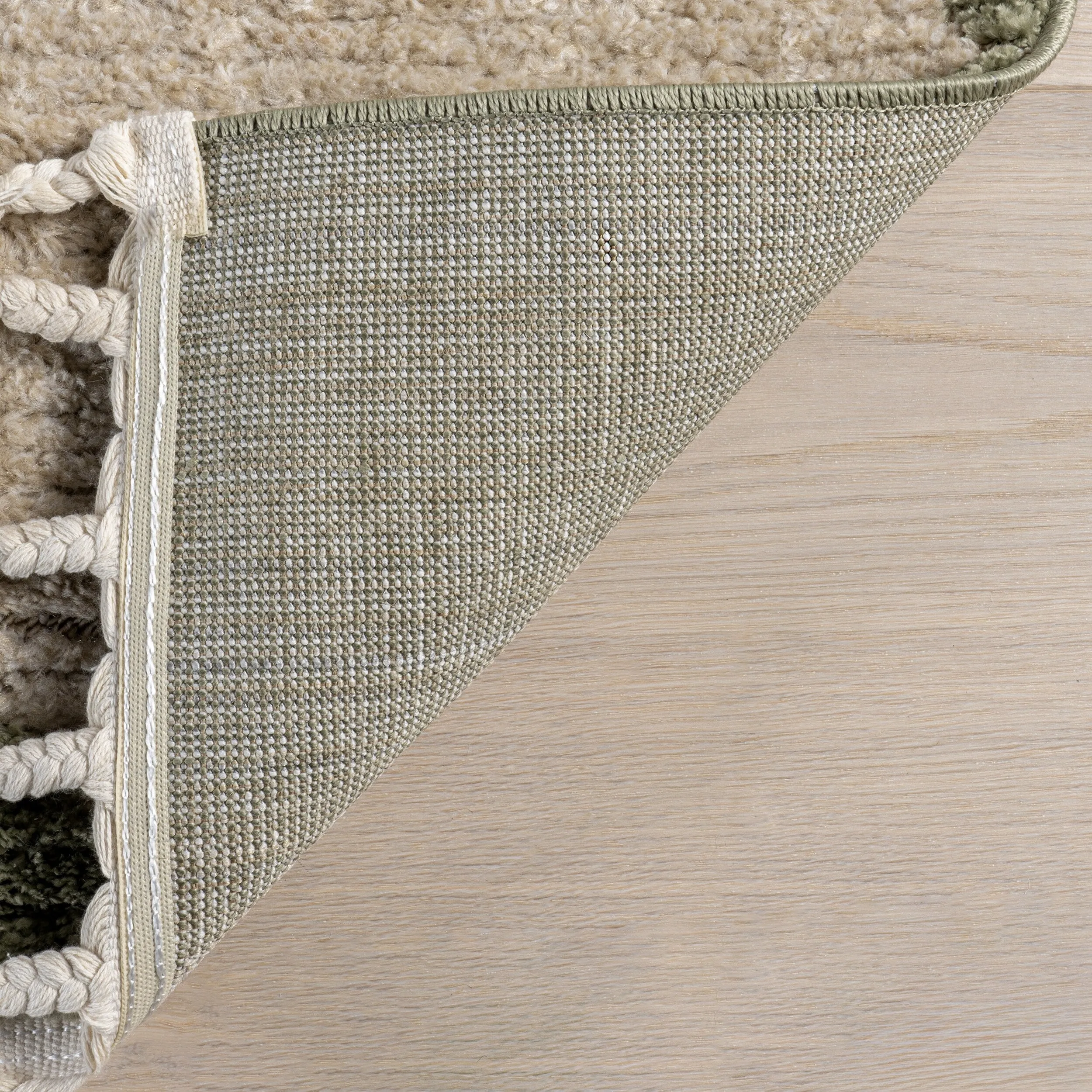 Nuloom Marissa High/Low Diamond Tassel Area Rug
