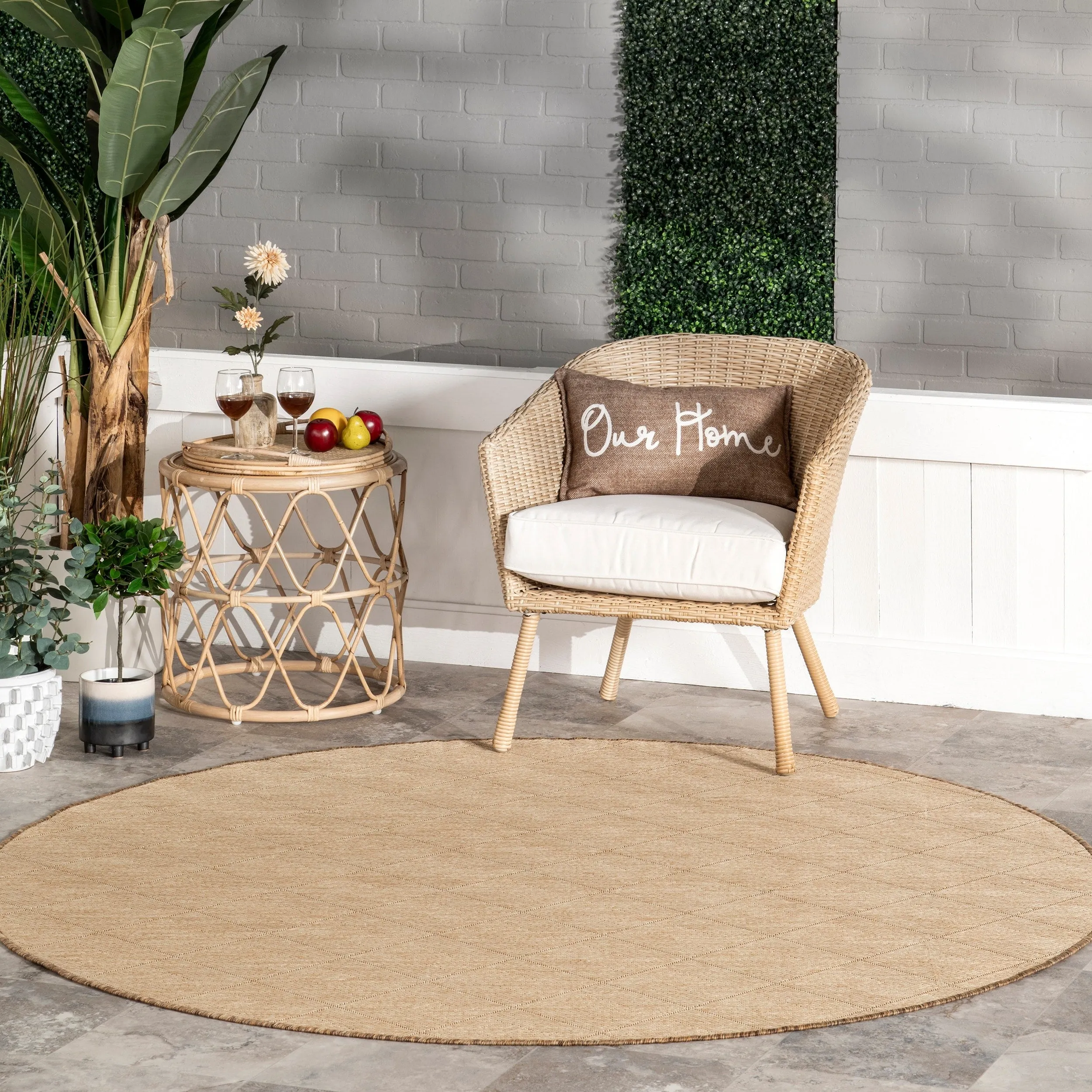 Nuloom Ray Diamond Indoor/Outdoor Area Rug