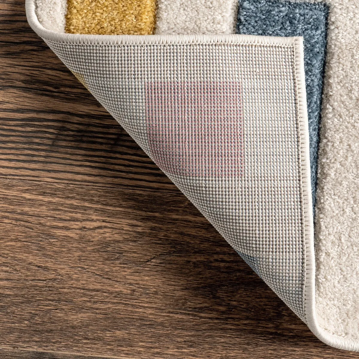 Nuloom Sandrine Scattered Blocks Kids Area Rug