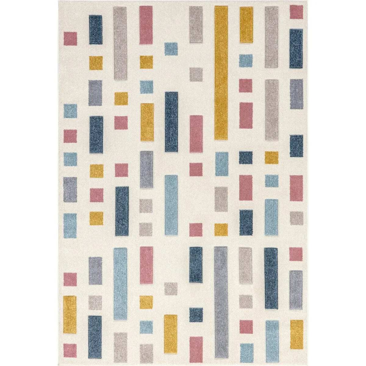 Nuloom Sandrine Scattered Blocks Kids Area Rug