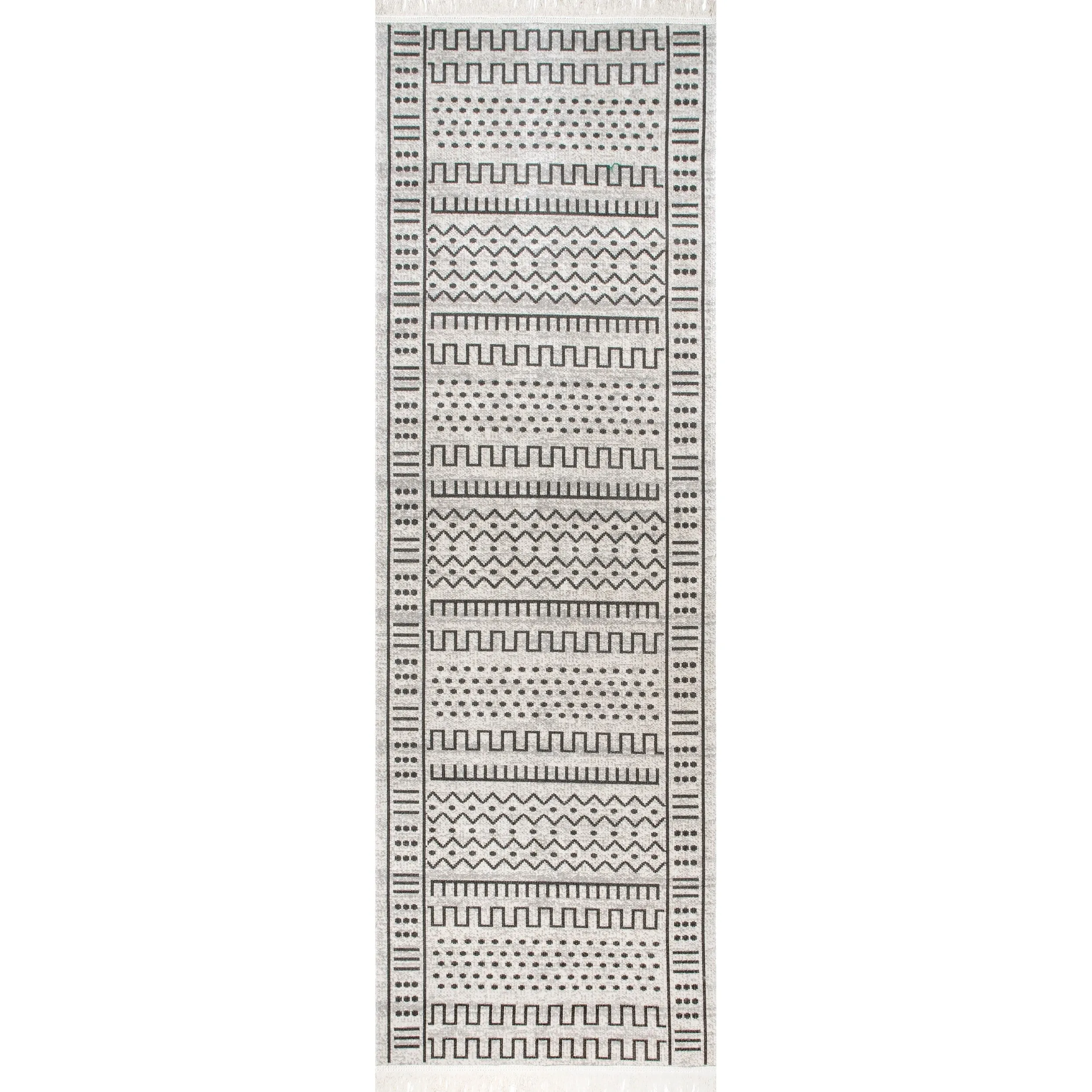 Nuloom Transitional Native Tribal Indoor/ Outdoor Tassels Area Rug