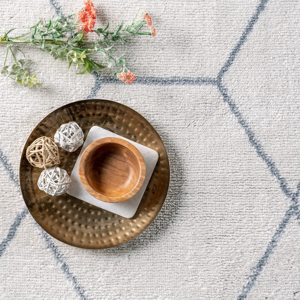 Nuloom Veronica Geometric Honeycomb Area Rug