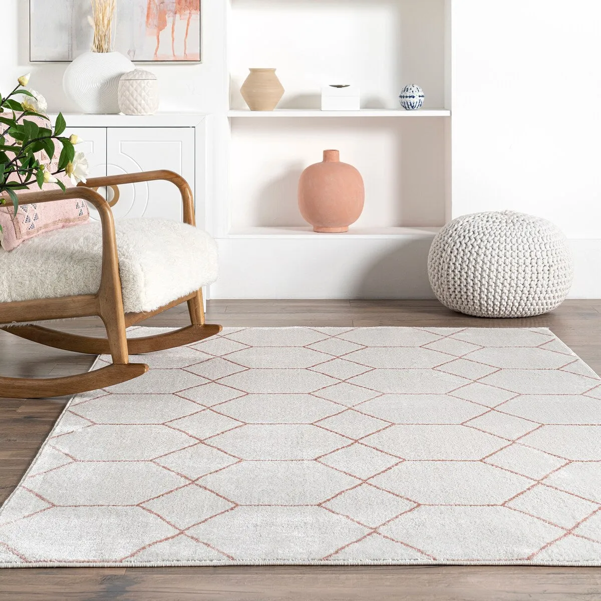 Nuloom Veronica Geometric Honeycomb Area Rug
