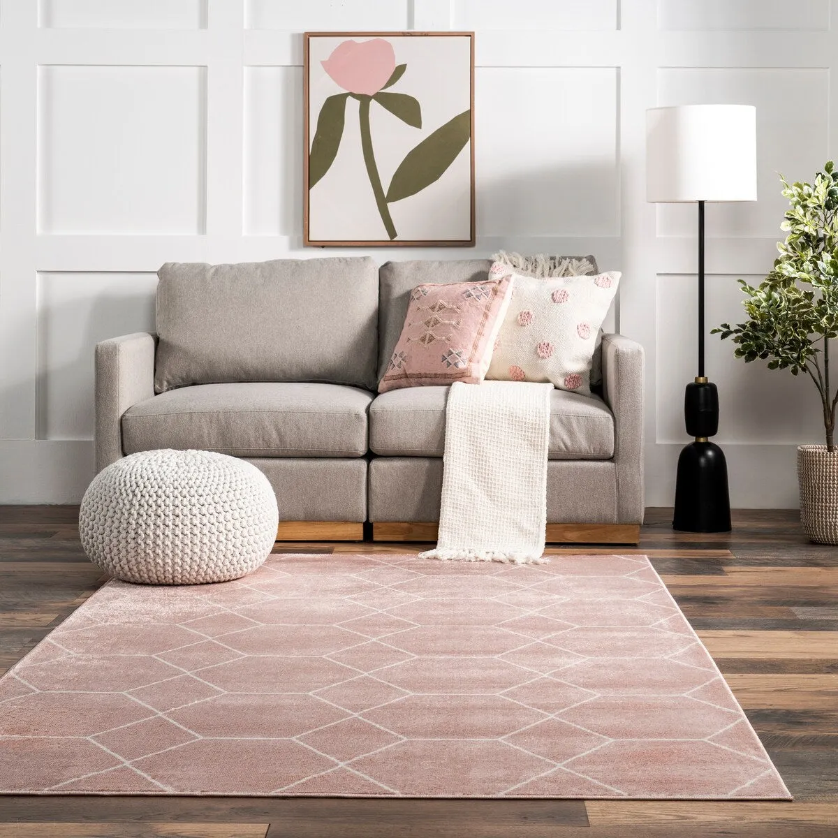Nuloom Veronica Geometric Honeycomb Area Rug
