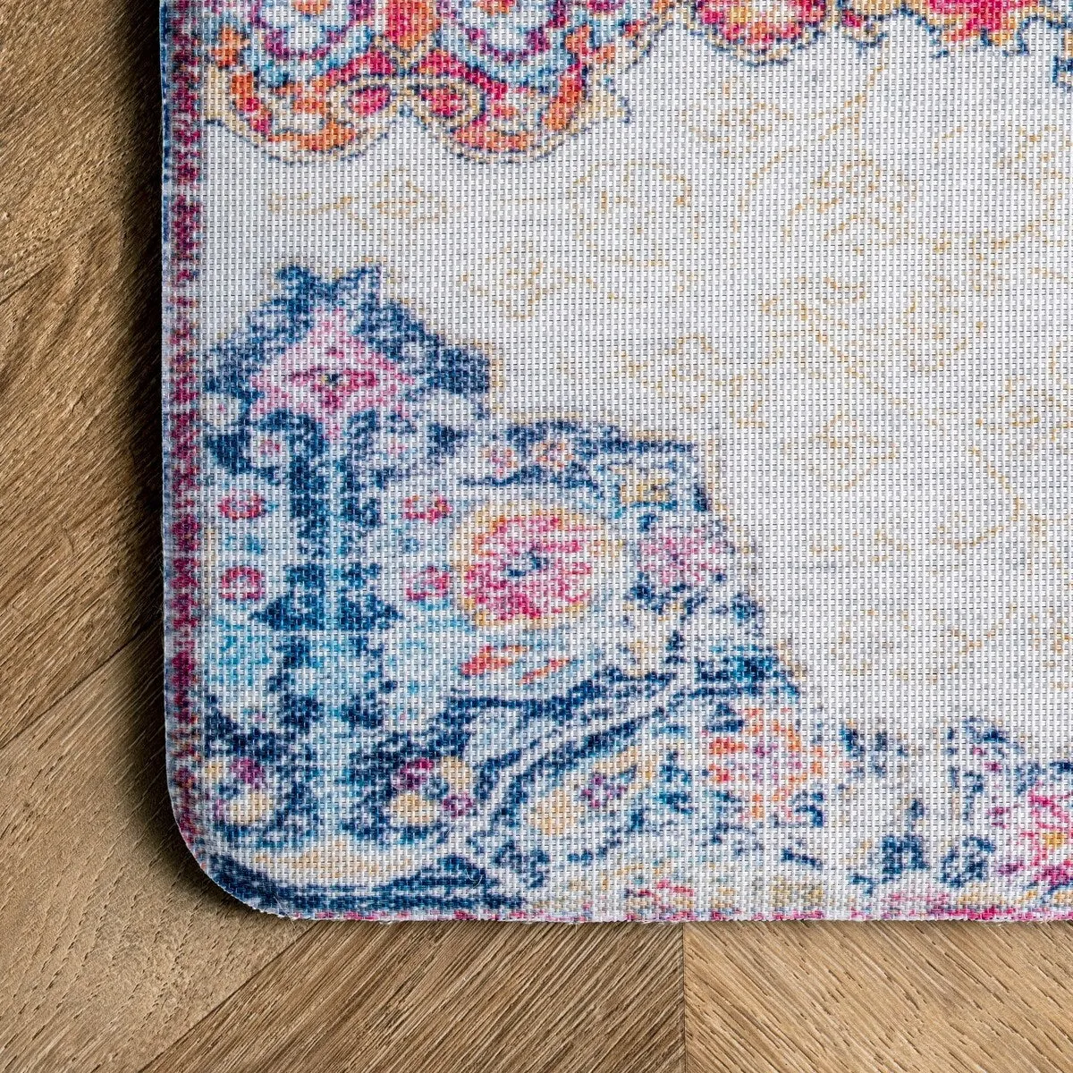Nuloom Vintage Medallion Anti Fatigue Kitchen or Laundry Room Comfort Mat