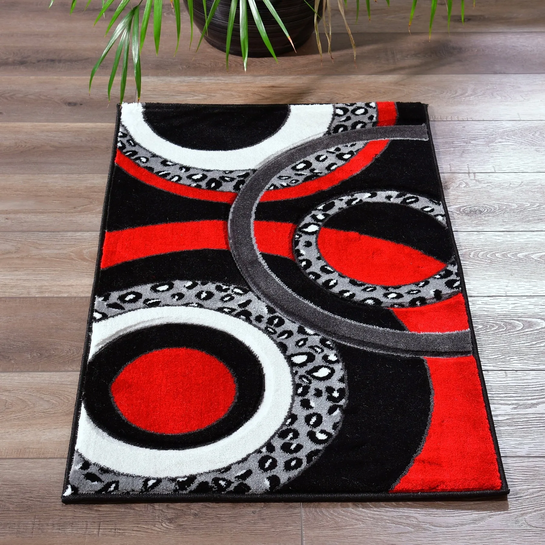 Orelsi Collection Abstract Area Rug