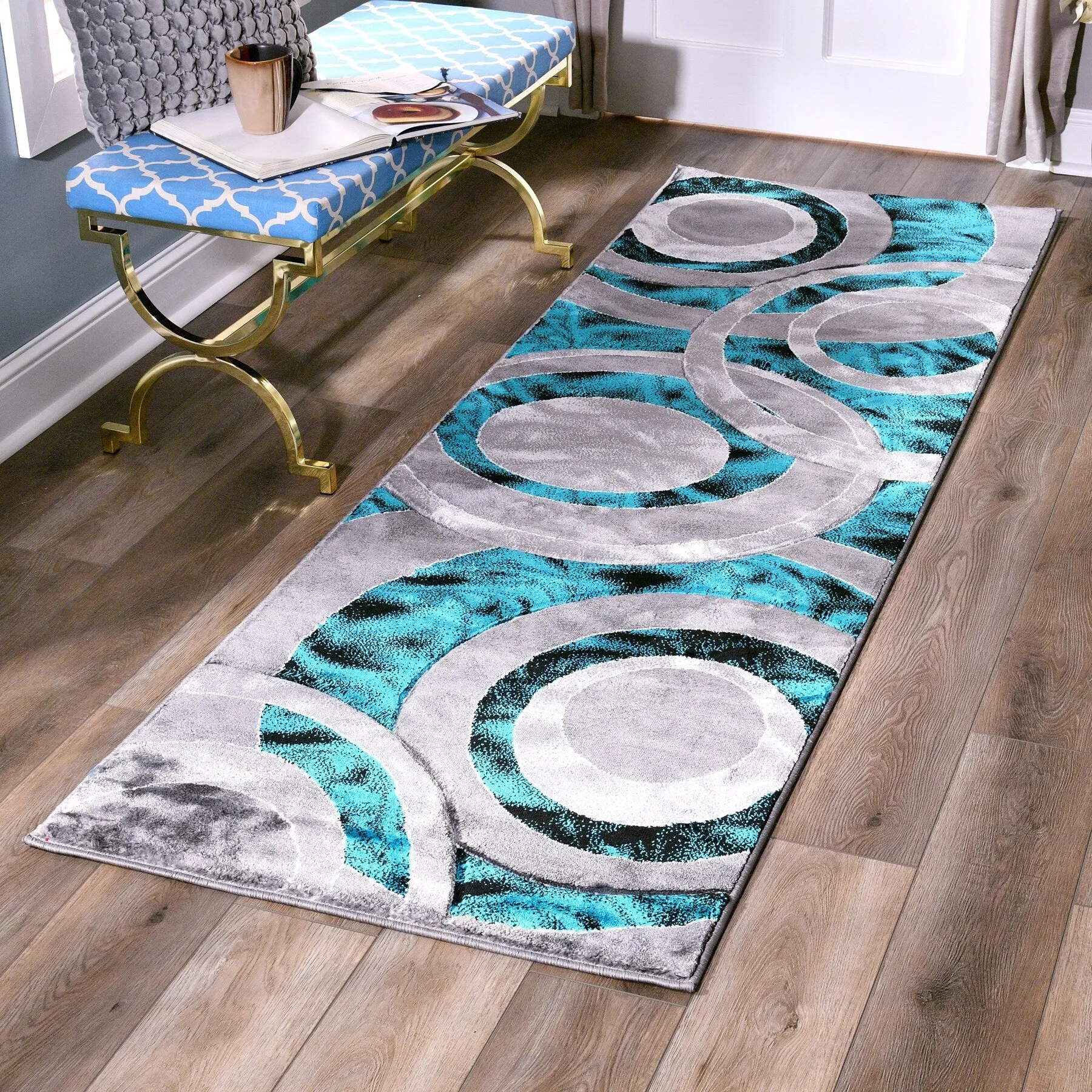 Orelsi Collection Abstract Area Rug