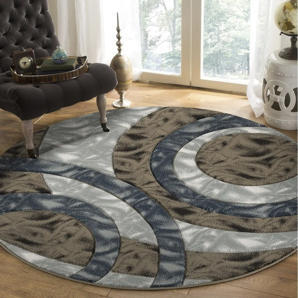 Orelsi Collection Abstract Area Rug