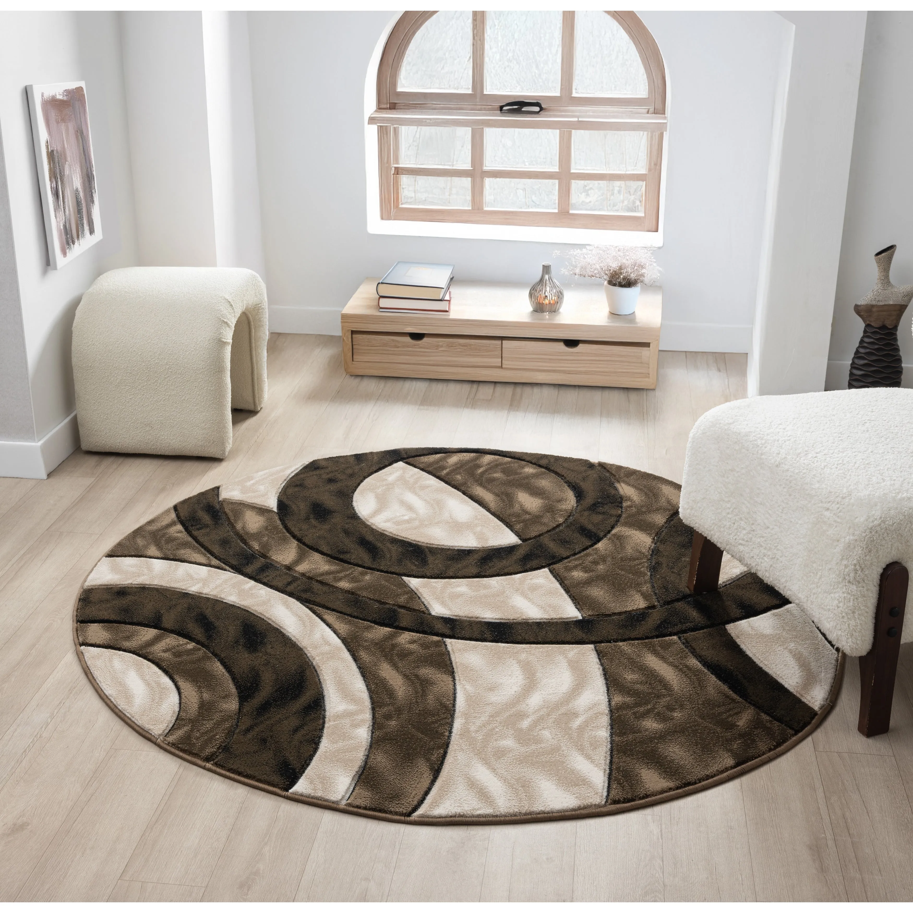 Orelsi Collection Abstract Area Rug