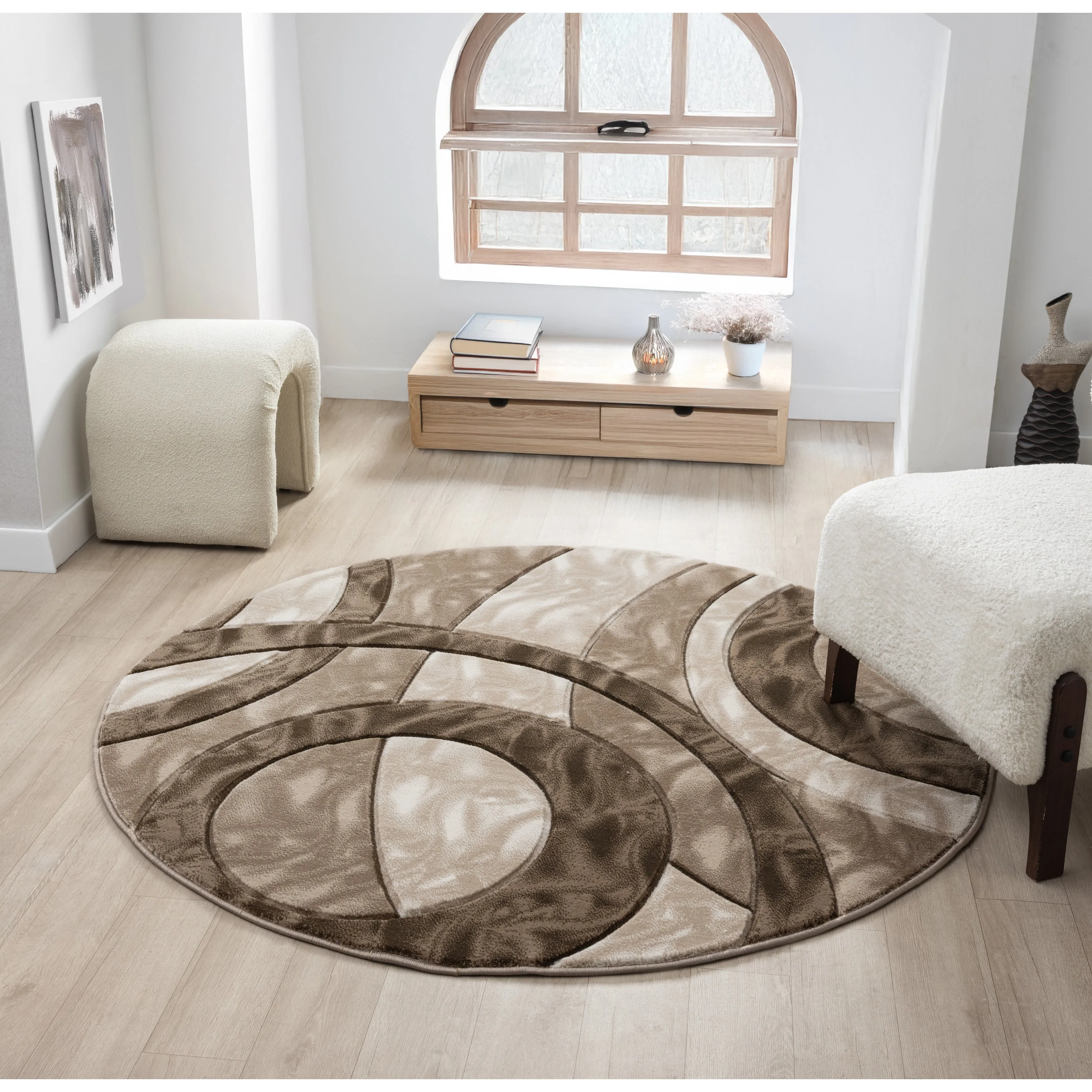 Orelsi Collection Abstract Area Rug