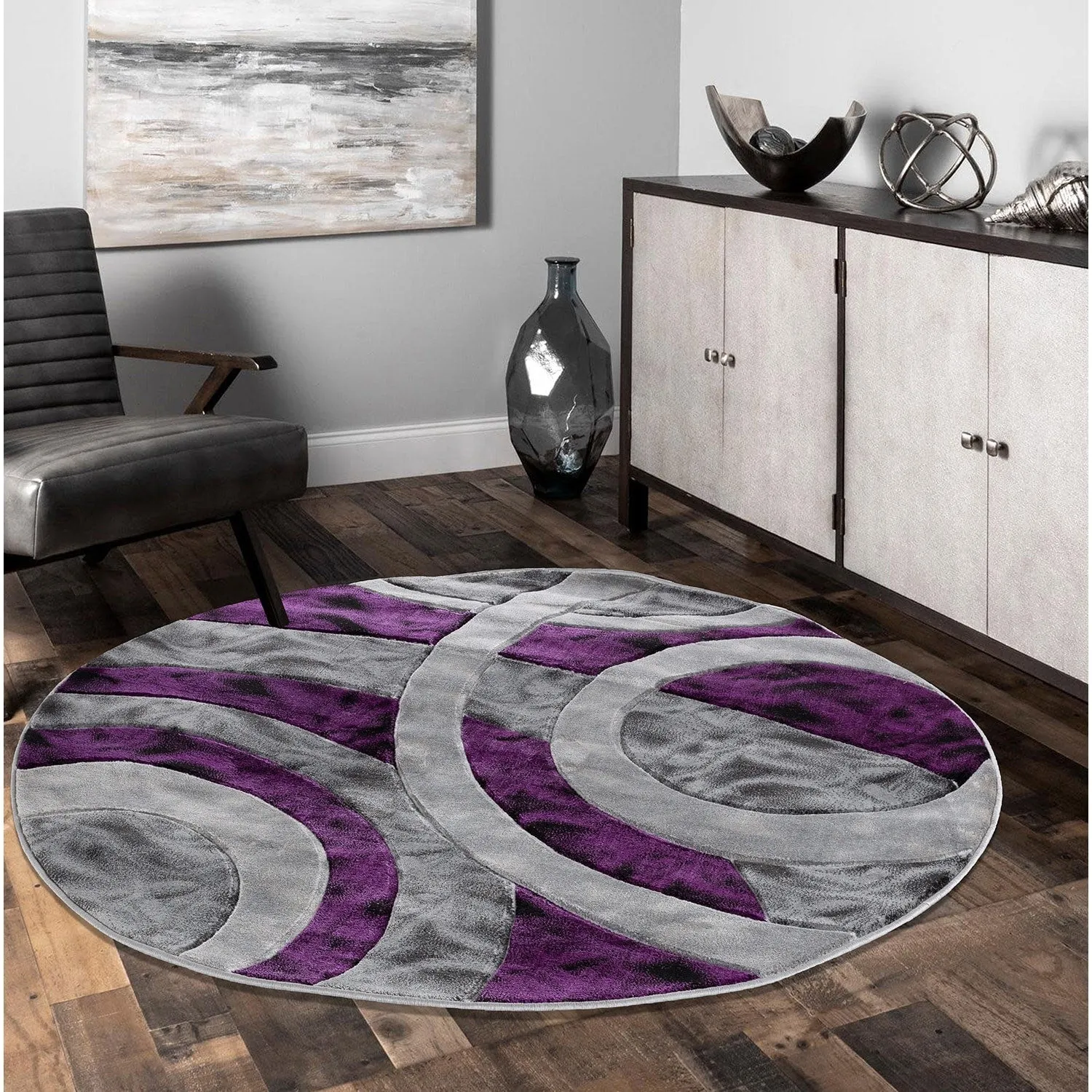 Orelsi Collection Abstract Area Rug
