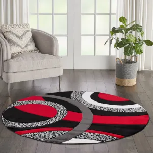 Orelsi Collection Abstract Area Rug