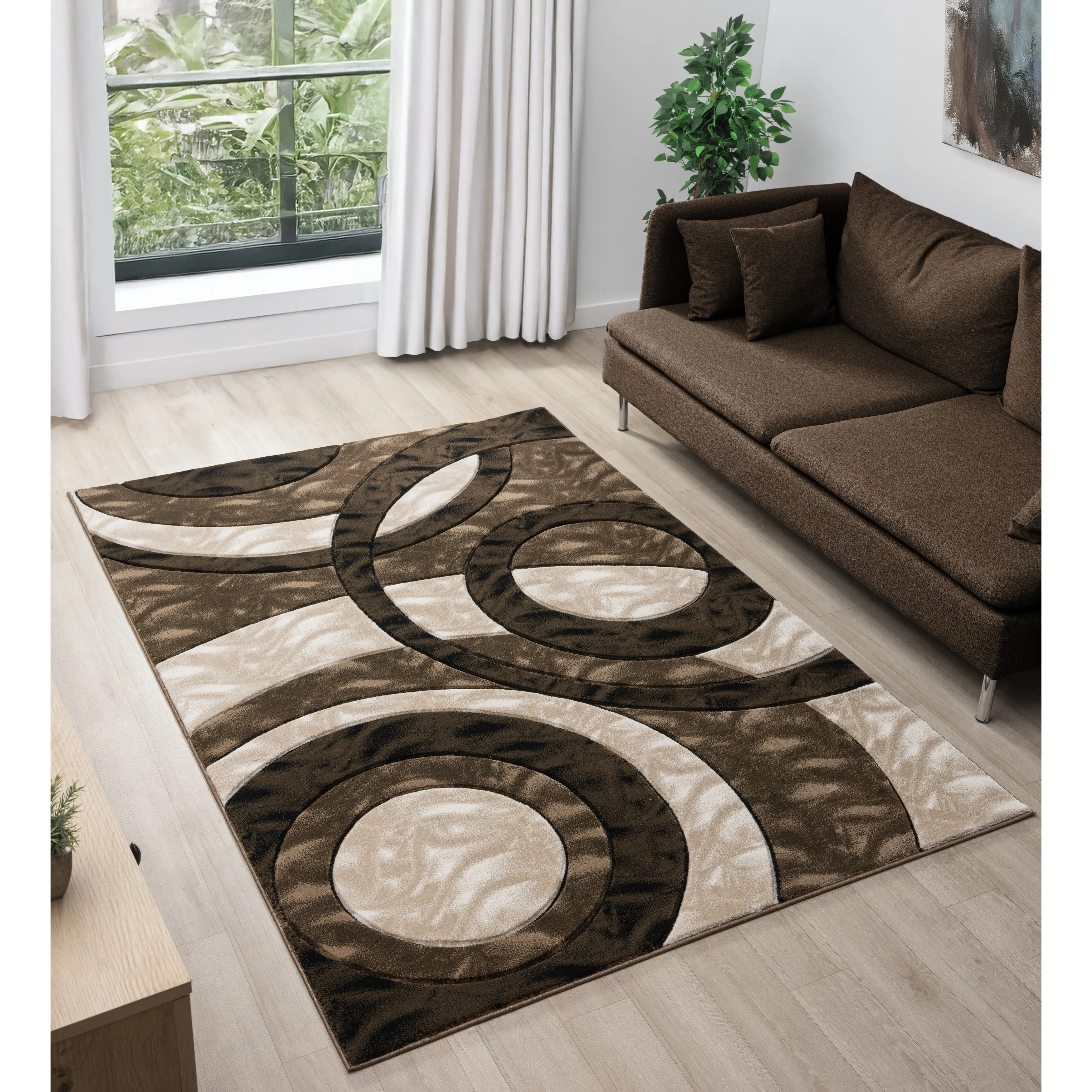 Orelsi Collection Abstract Area Rug