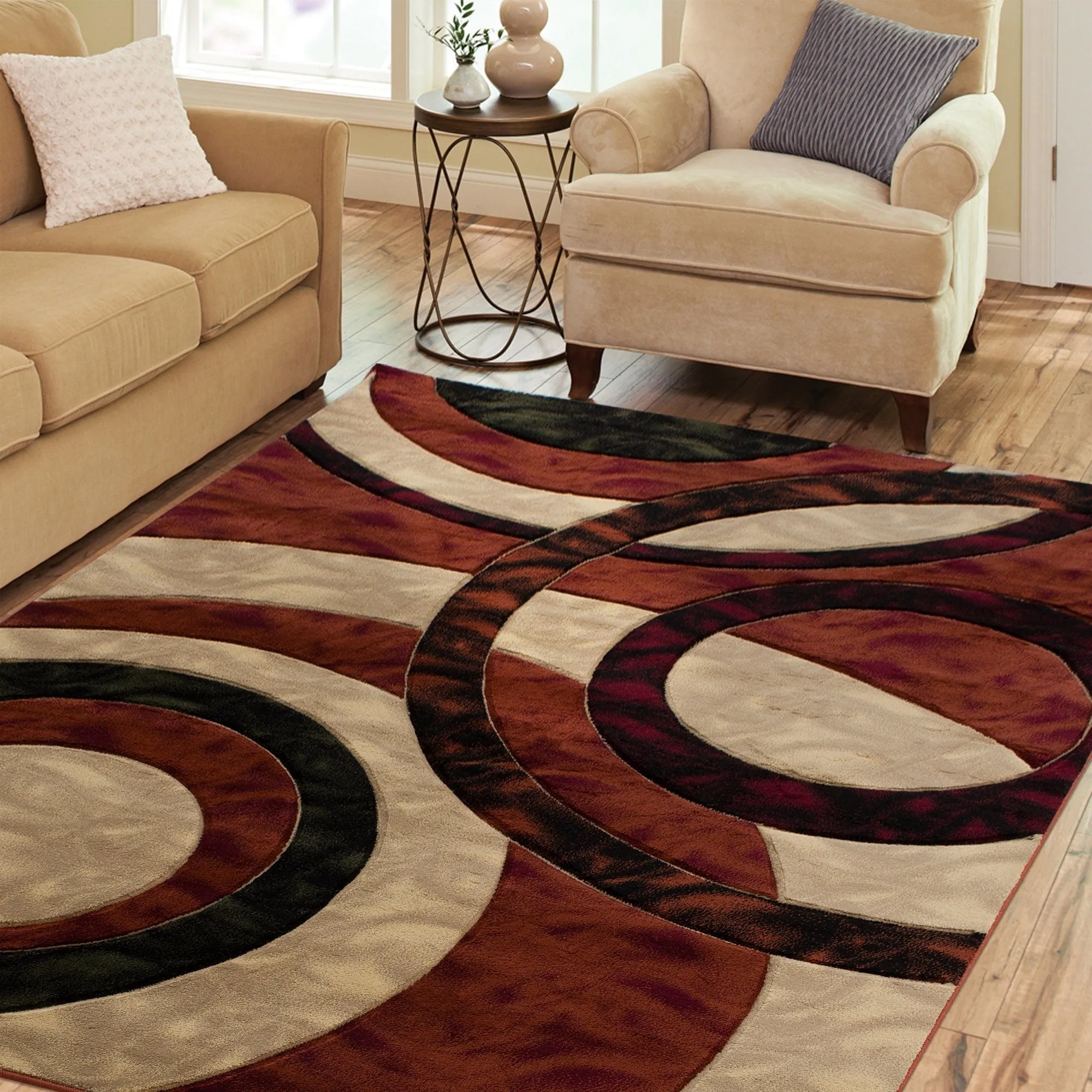 Orelsi Collection Abstract Area Rug