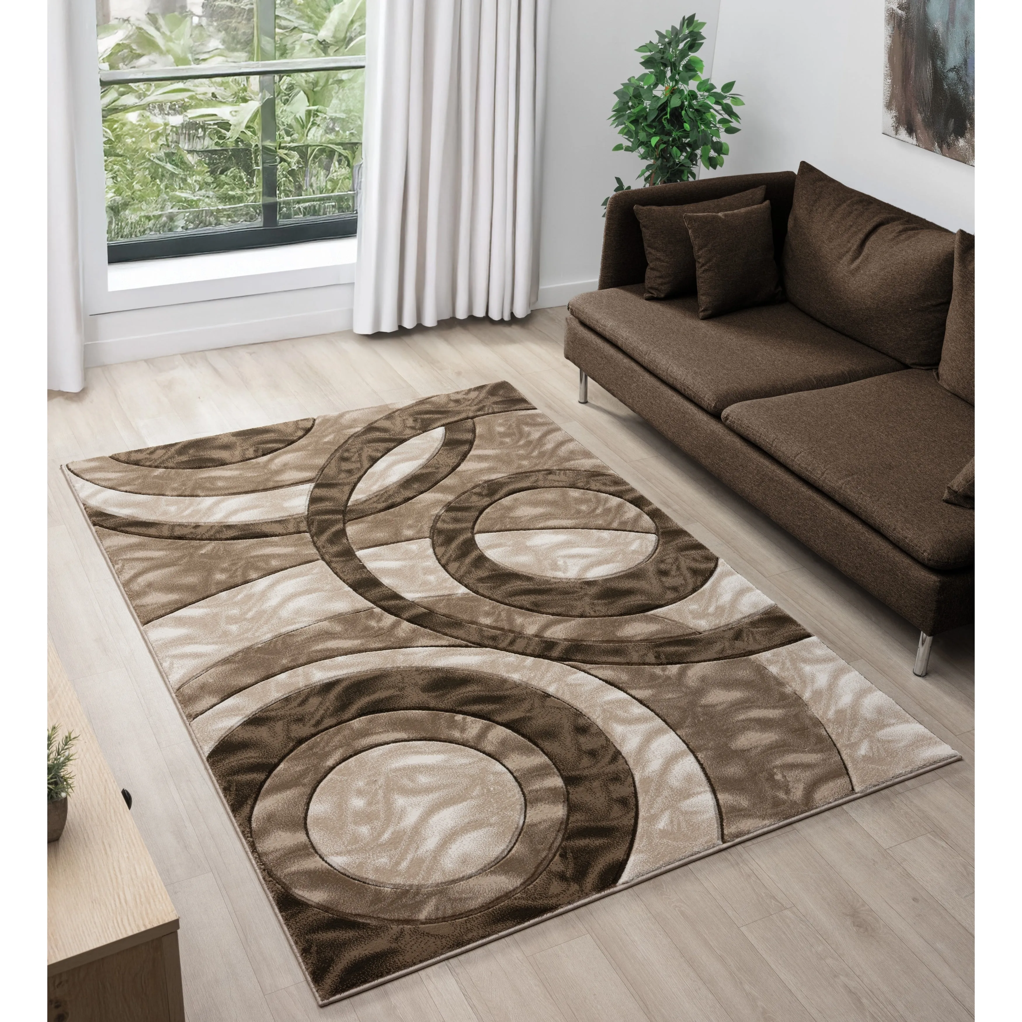 Orelsi Collection Abstract Area Rug