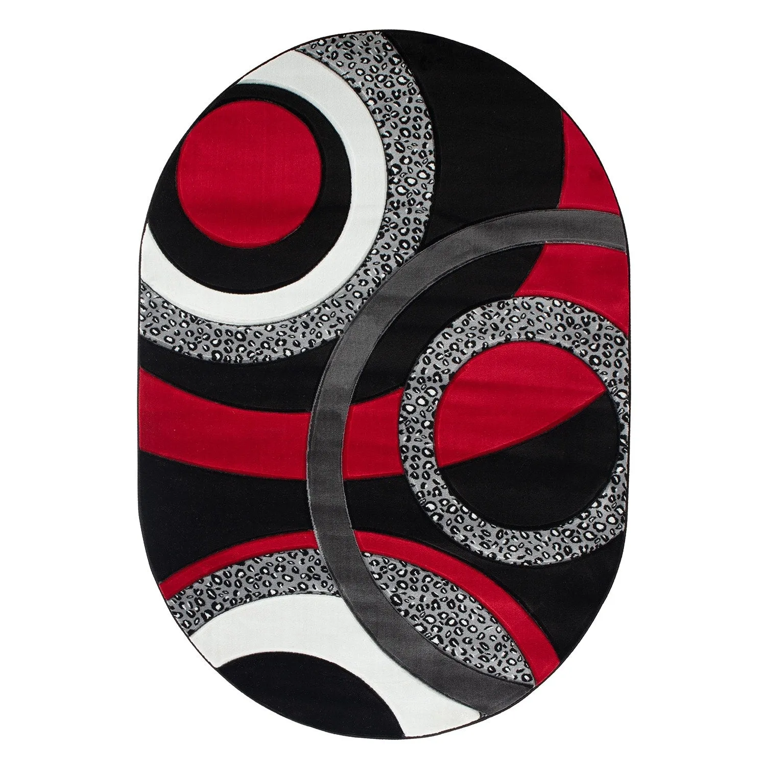 Orelsi Collection Abstract Area Rug