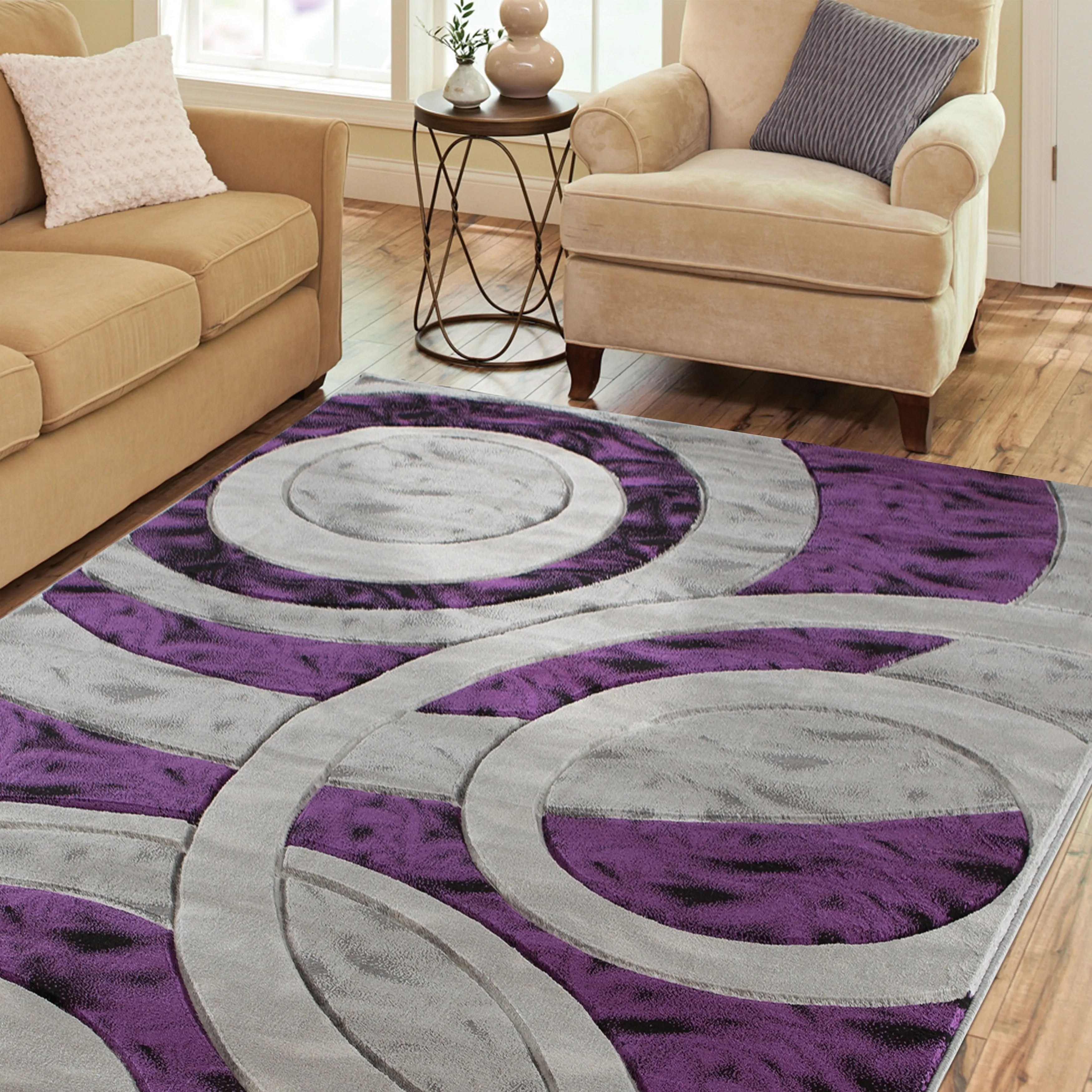 Orelsi Collection Abstract Area Rug
