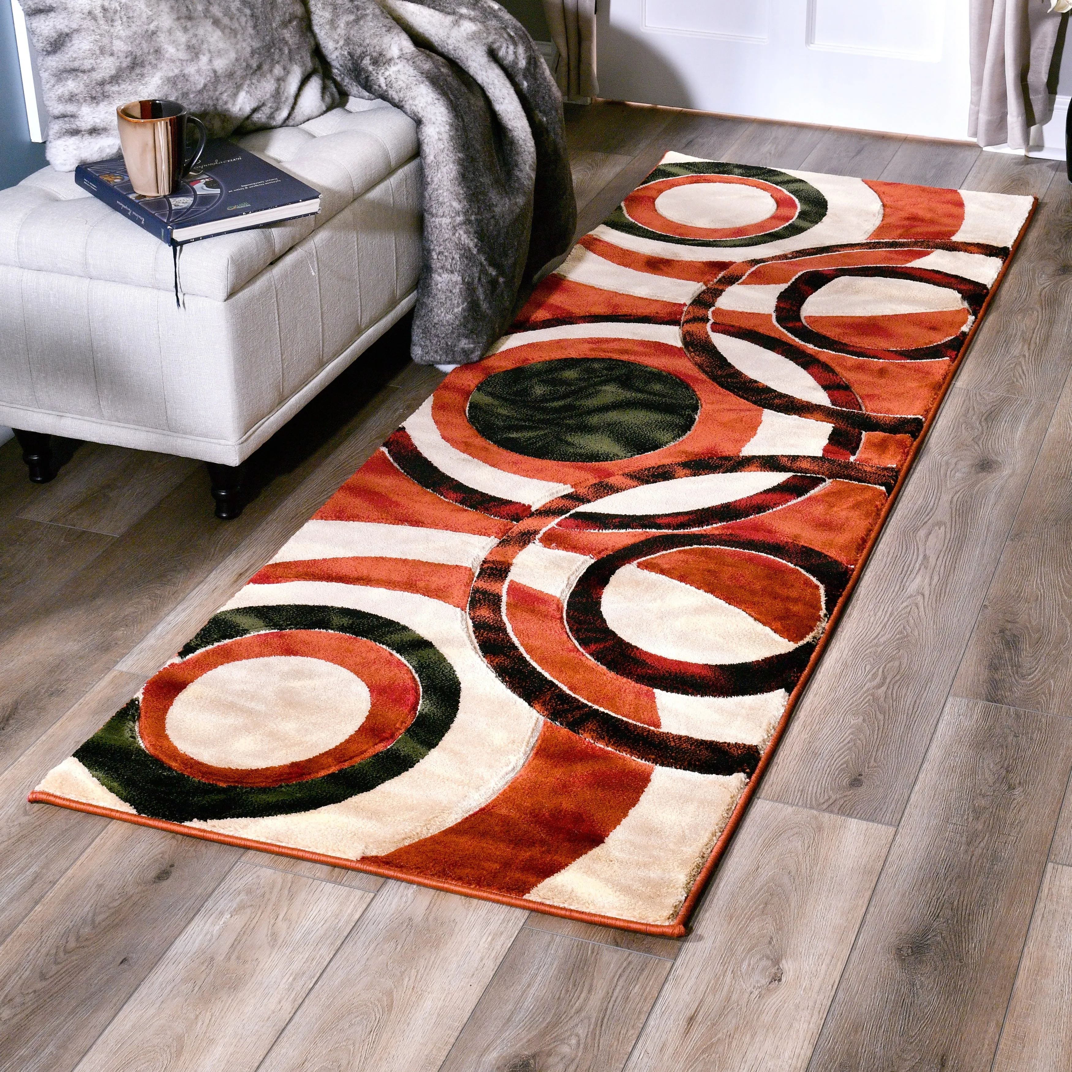 Orelsi Collection Abstract Area Rug