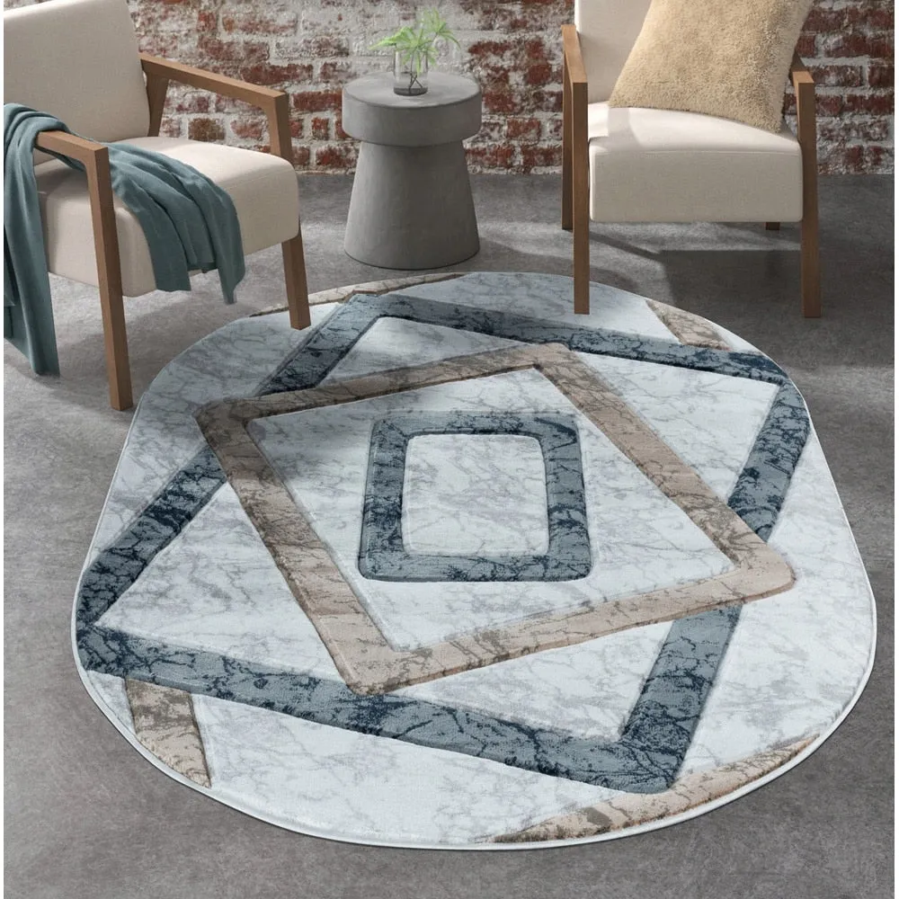 Orelsi Collection White/Cream Area Rug